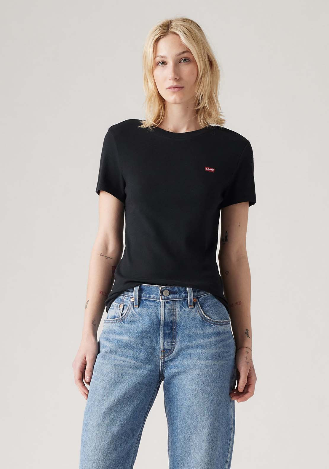 Levis Essential Tee - Anthracite Night 1 Shaws Department Stores