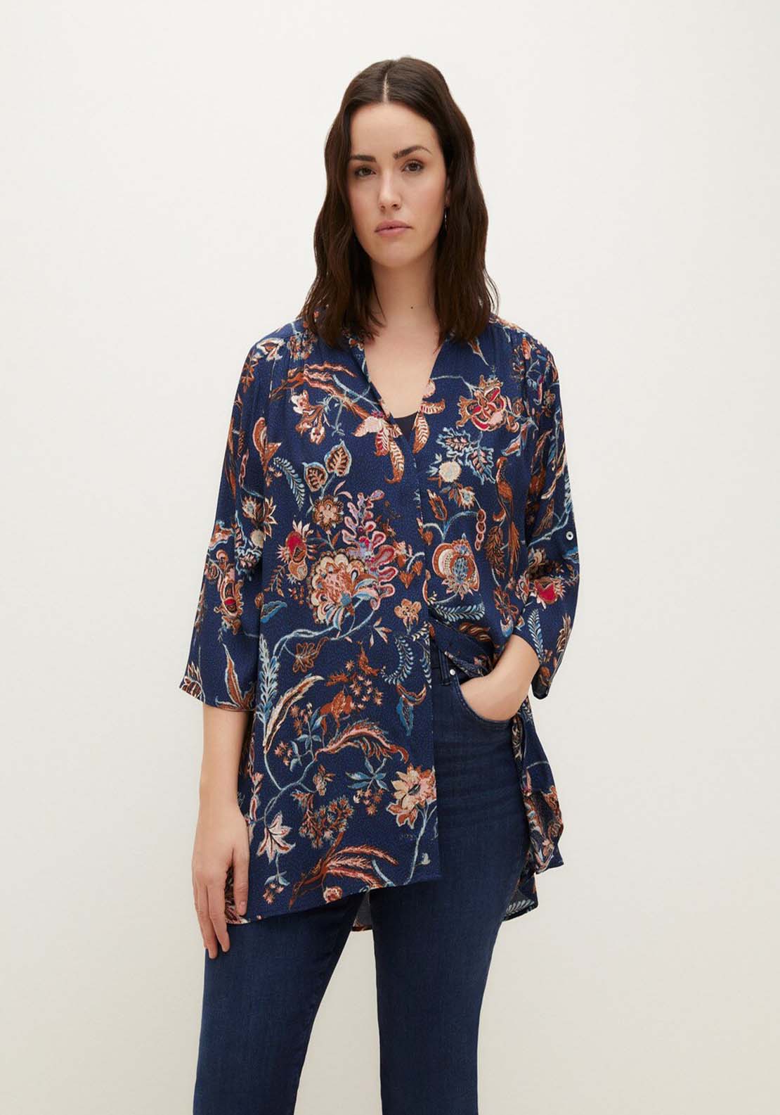 French Floral Blouse