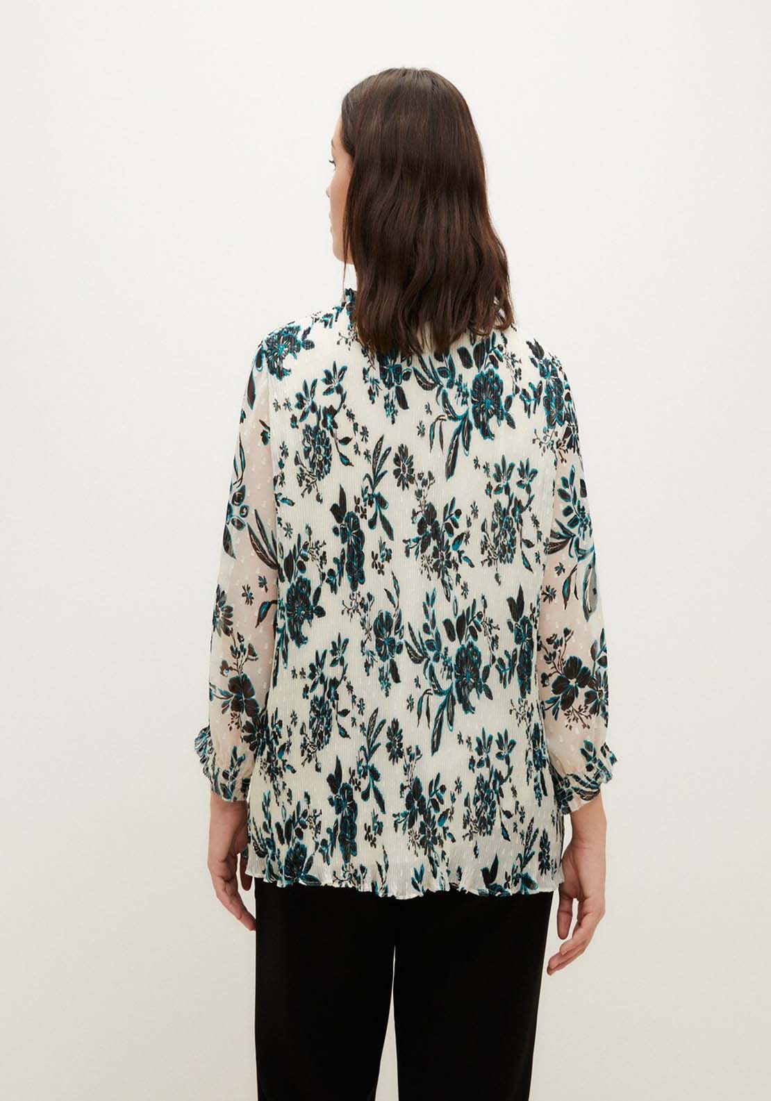 Couchel Plumeti Print Blouse 3 Shaws Department Stores