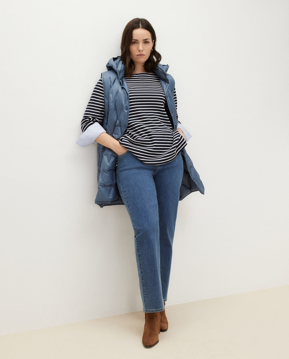 Couchel Feather Vest - Blue 1 Shaws Department Stores
