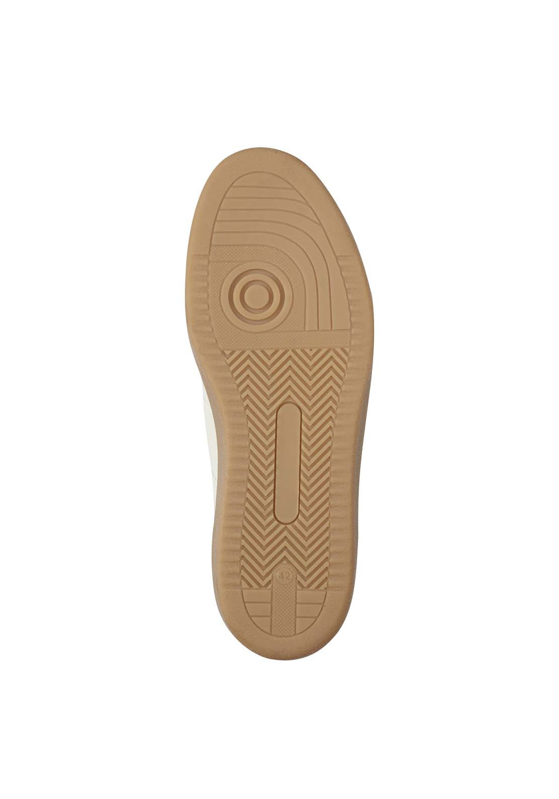Marco Tozzi Offaly On Trend Trainer - White / Navy 4 Shaws Department Stores