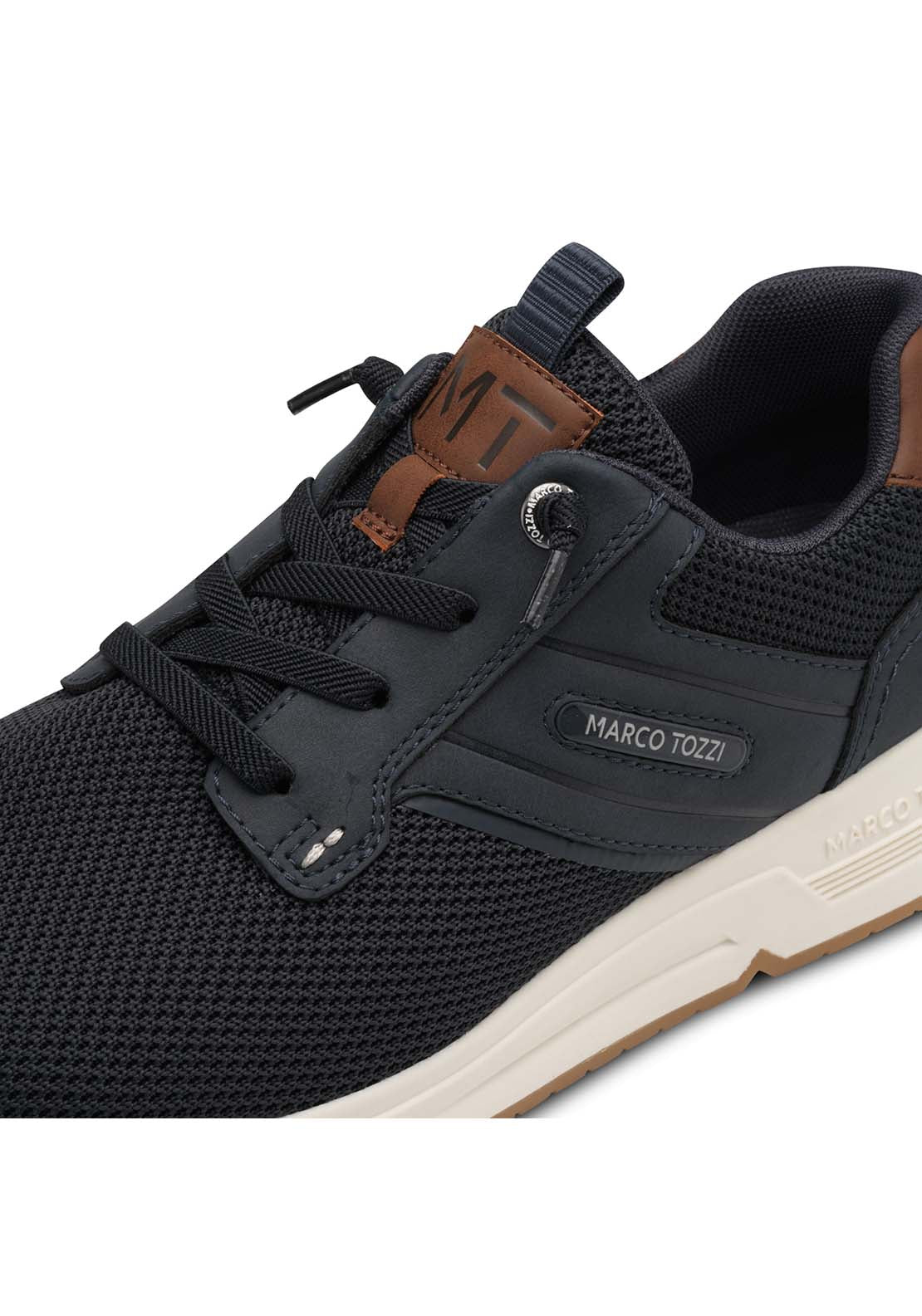 Marco Tozzi Smart Sports Trainer - Navy 6 Shaws Department Stores