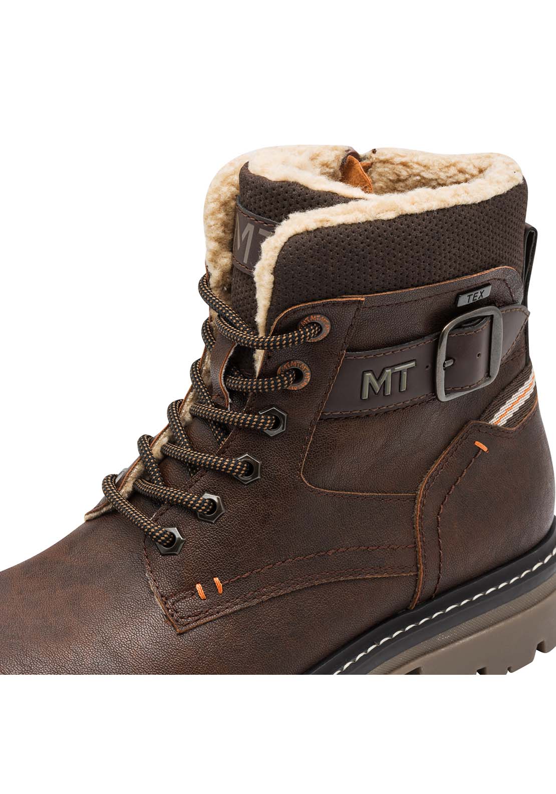 Marco Tozzi Fur Lined Boot - Brown 4 Shaws Department Stores