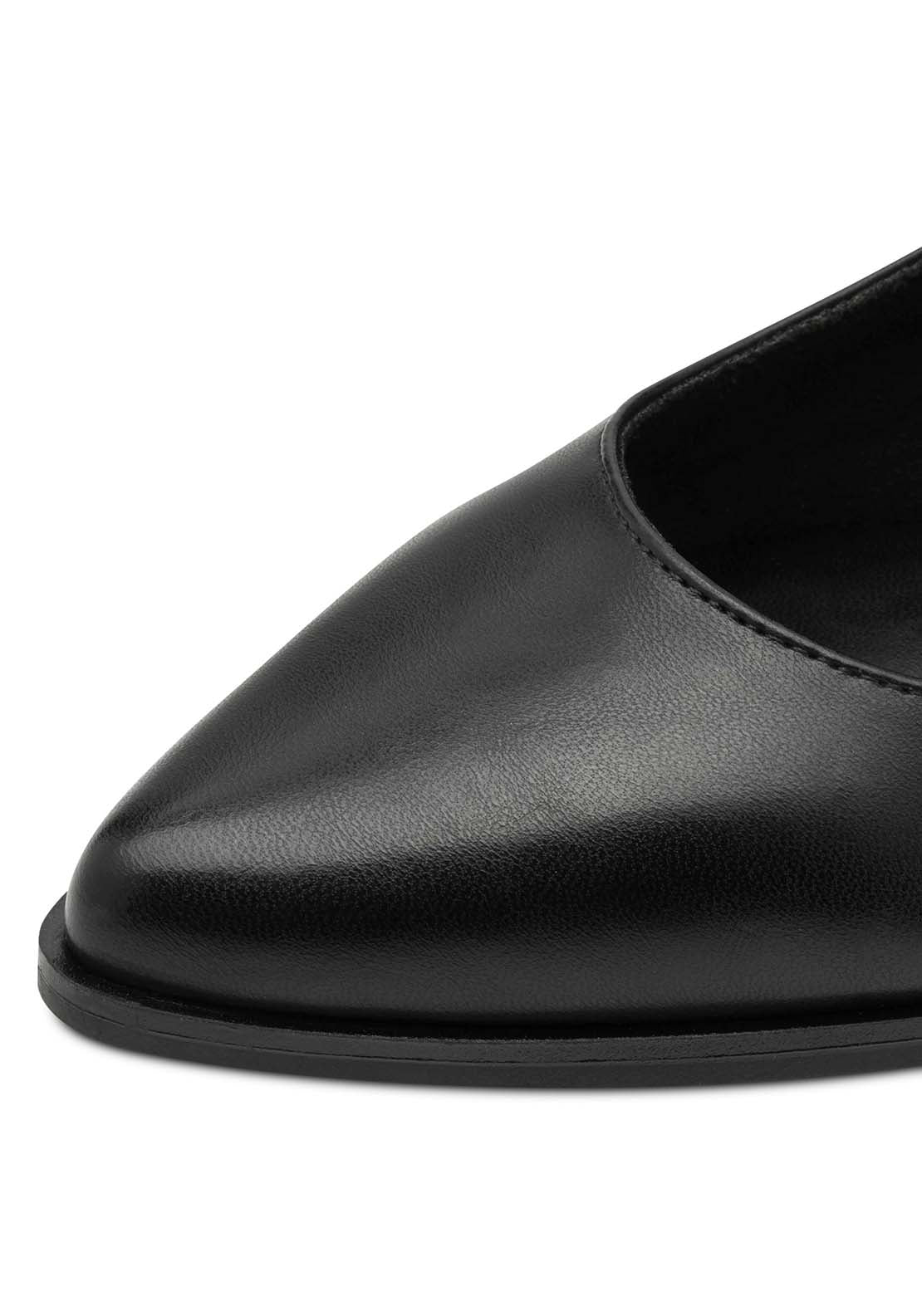 Marco Tozzi Ballet Flat With Buckle - Black 4 Shaws Department Stores