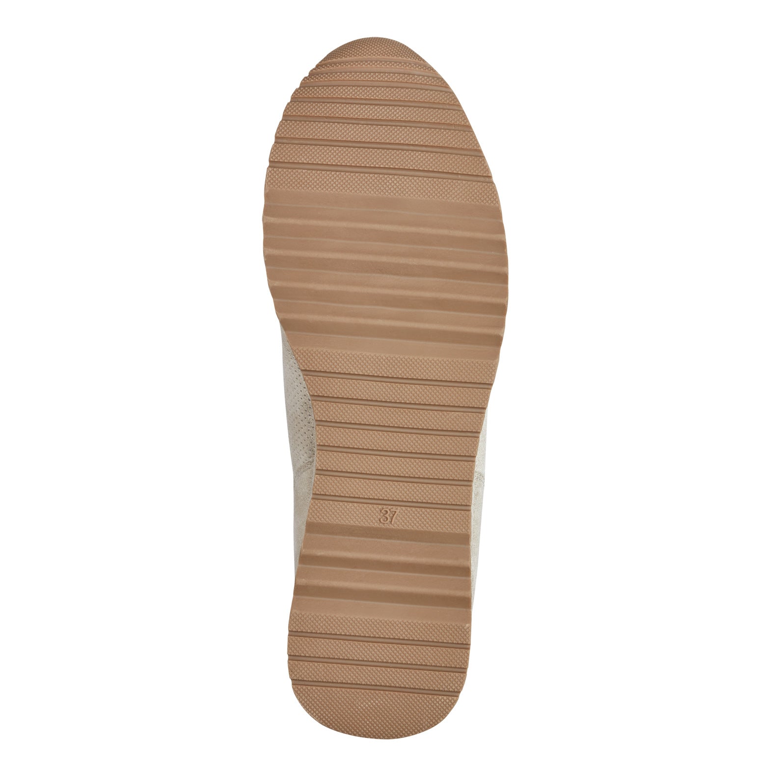 Marco Tozzi Linc Cork Trim Trainer - Dune Met Comb 5 Shaws Department Stores