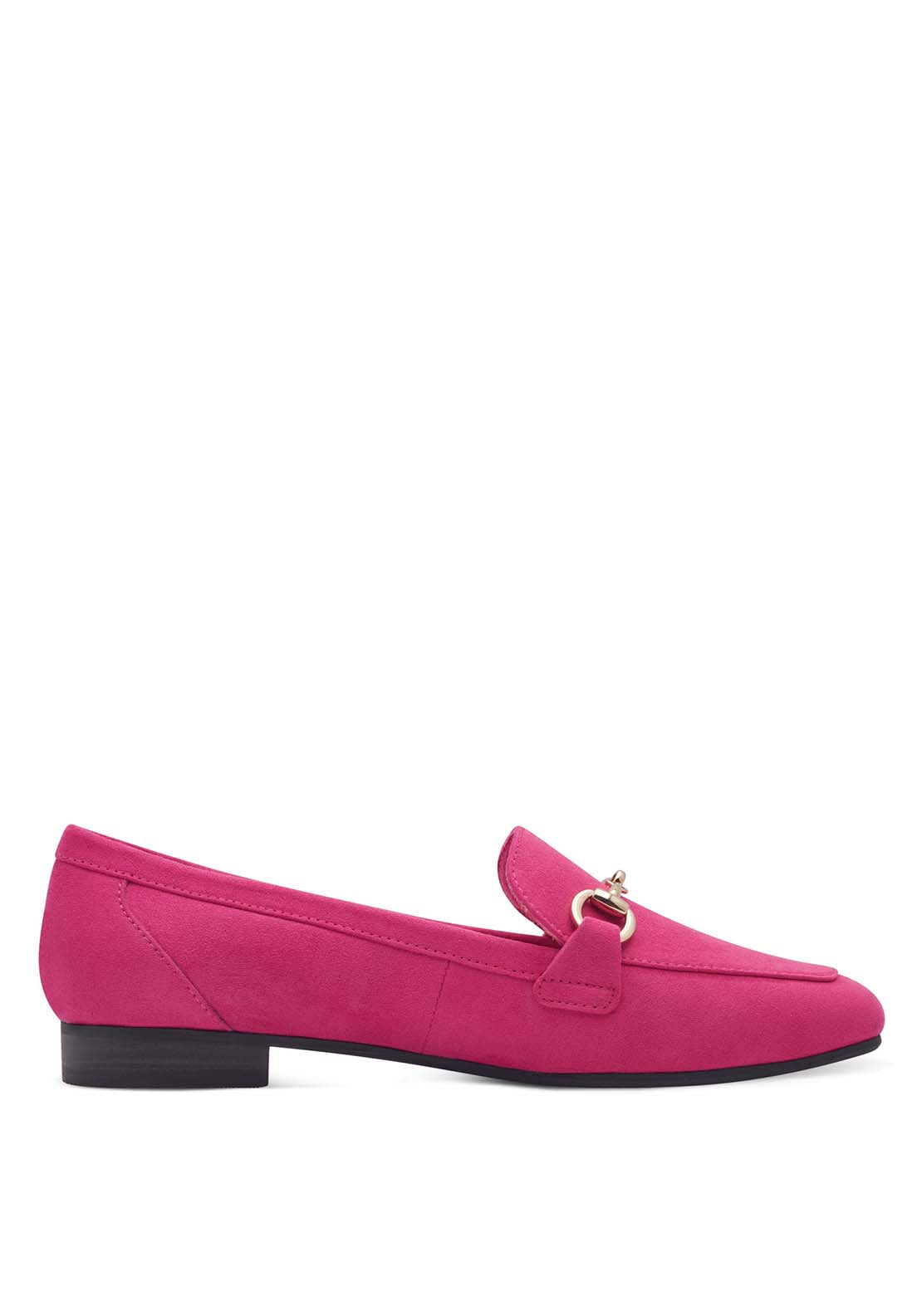 Marco Tozzi Jo Buckle Loafer - Pink 4 Shaws Department Stores