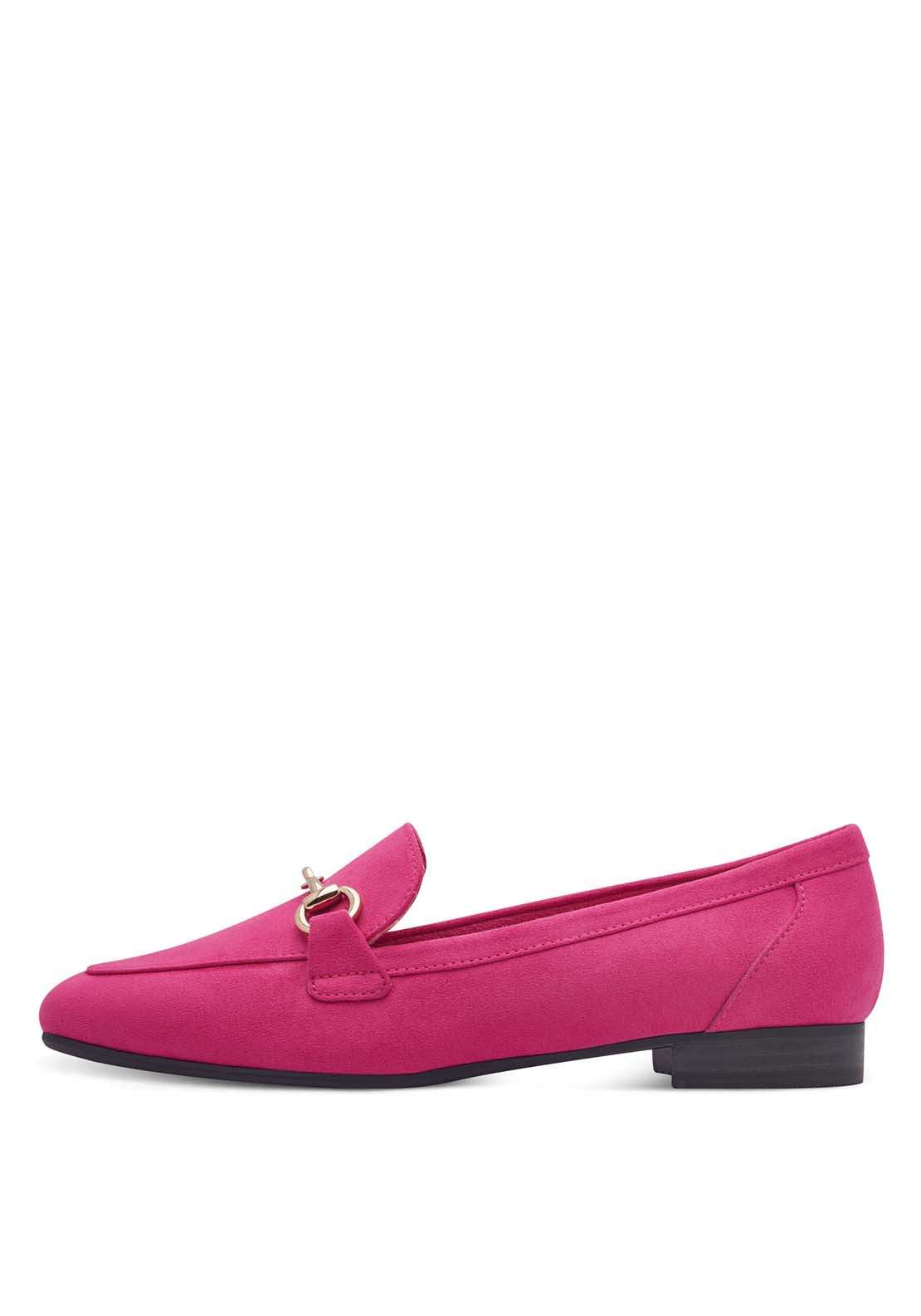 Marco Tozzi Jo Buckle Loafer - Pink 2 Shaws Department Stores