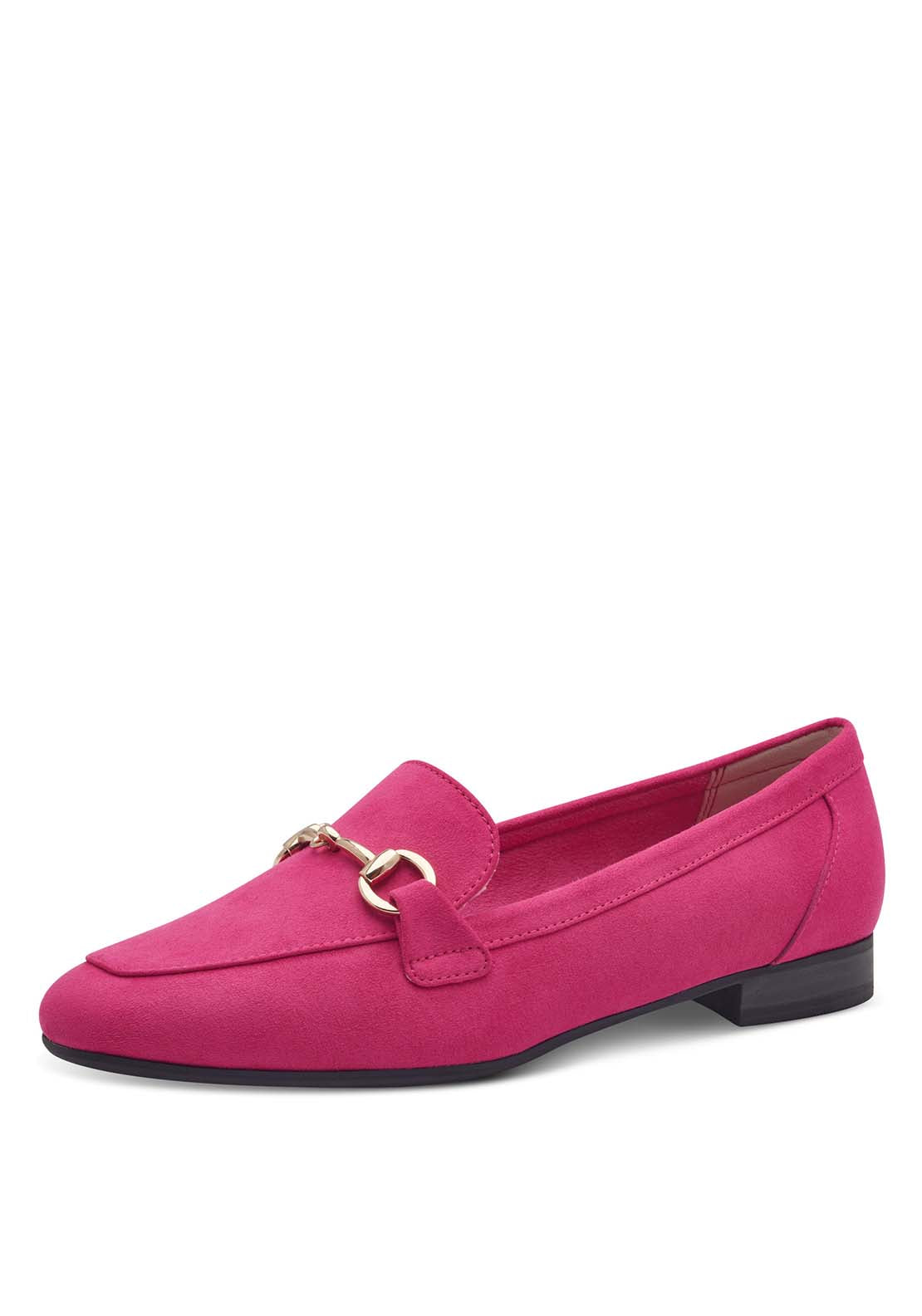 Marco Tozzi Jo Buckle Loafer - Pink 1 Shaws Department Stores