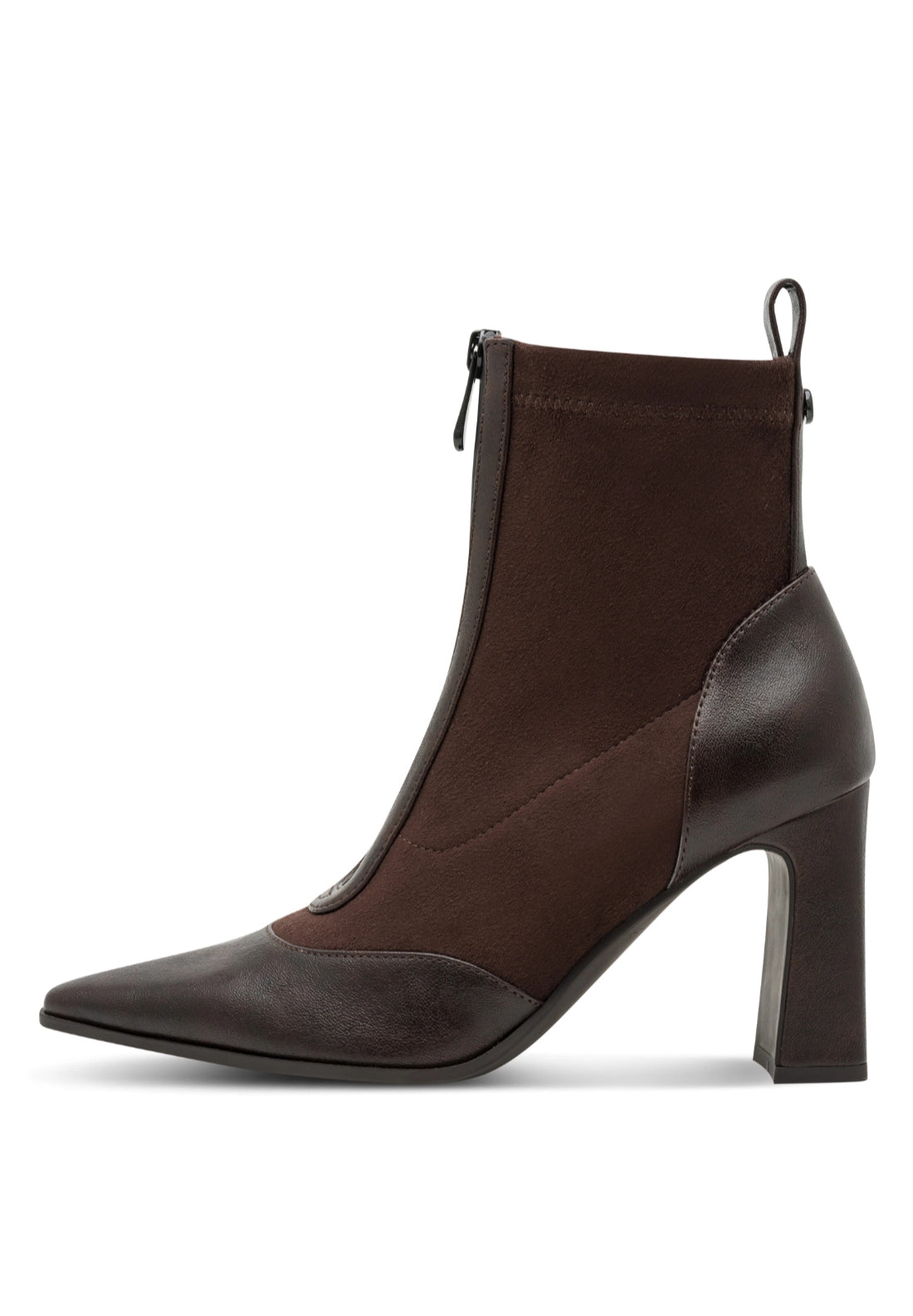 Multi Textile Heel Boot - Mocca Comb