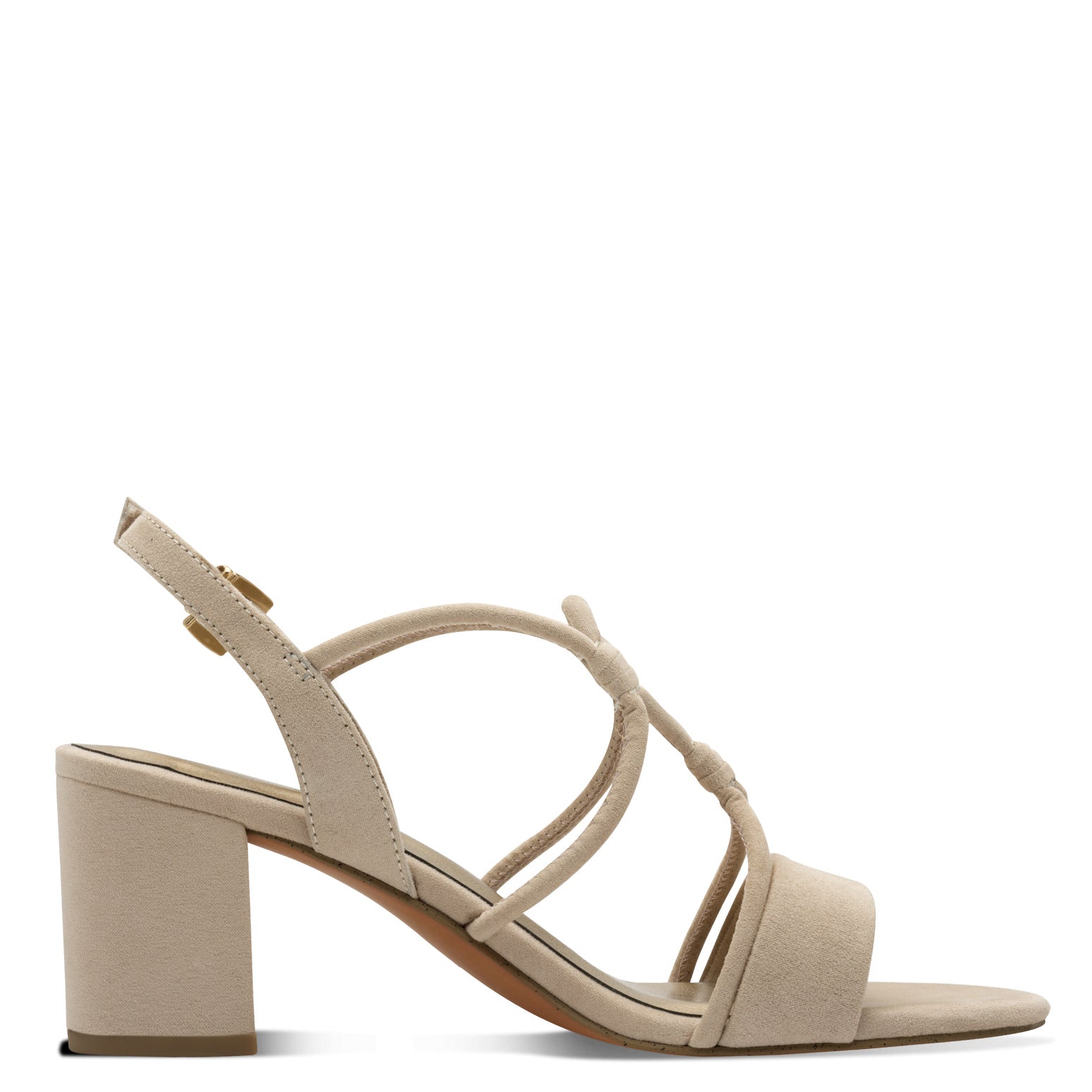 Marco Tozzi Block Heel Sandal - Dune 2 Shaws Department Stores