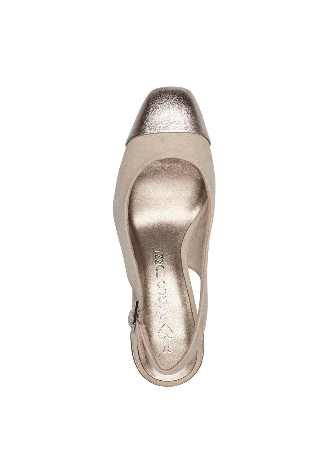 Marco Tozzi Addison Sling Back - Dune Comb 3 Shaws Department Stores