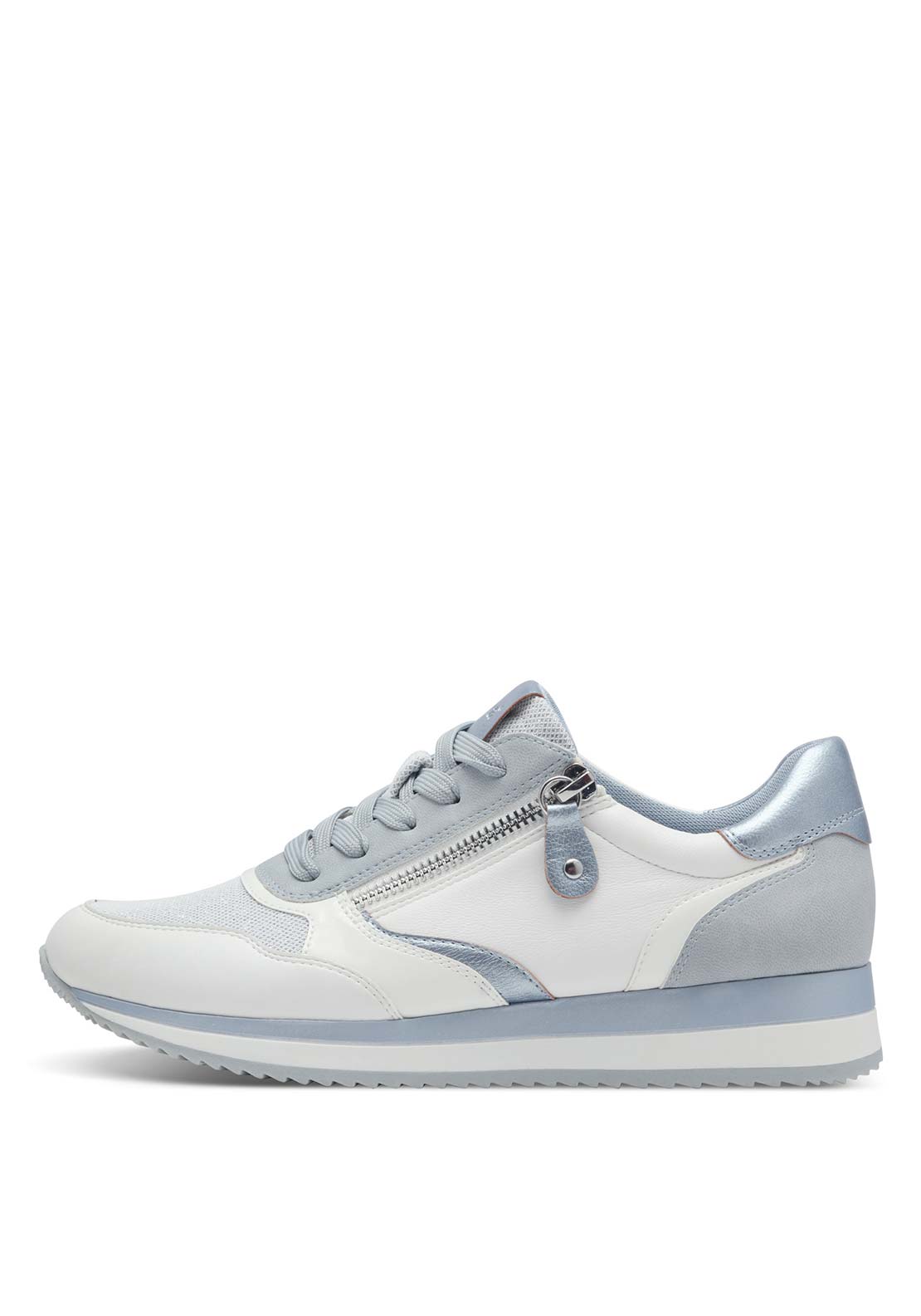 Jana Ladies Lace Up Shoe - Sky 2 Shaws Department Stores
