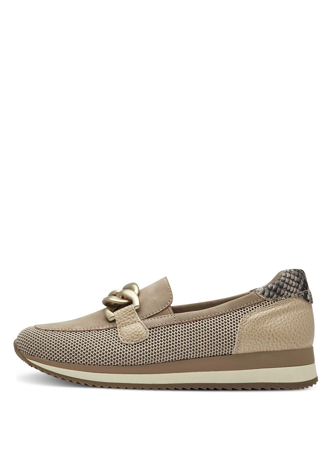 Jana Ladies Slip On Shoe - Taupe 2 Shaws Department Stores