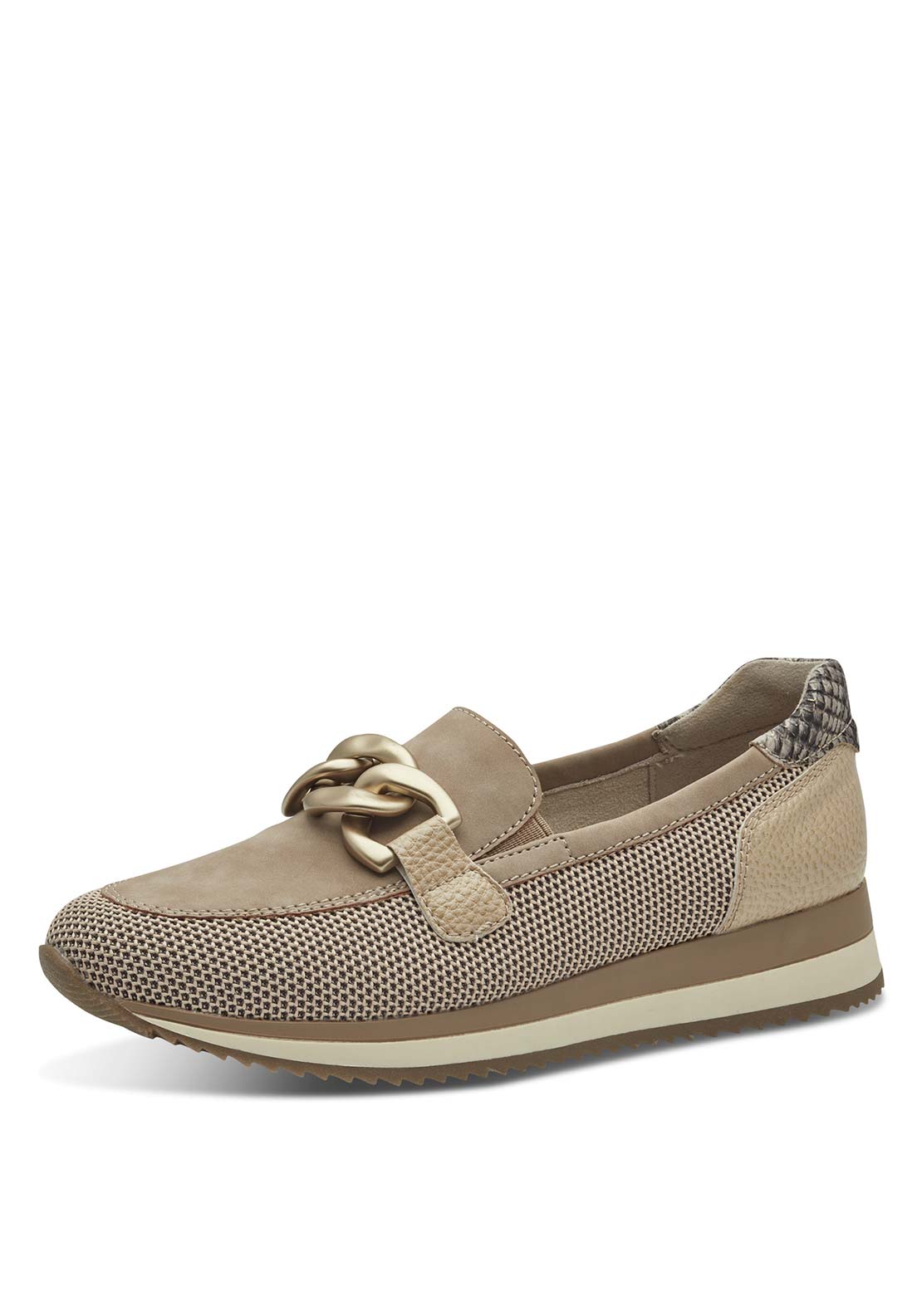 Jana Ladies Slip On Shoe - Taupe 1 Shaws Department Stores