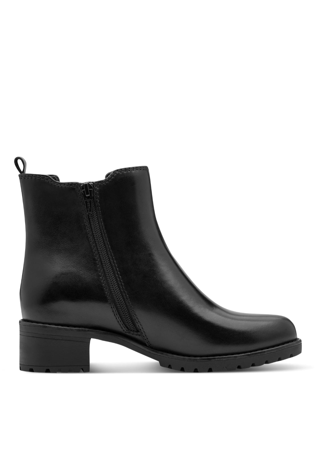 Flat Chelsea Boot - Black