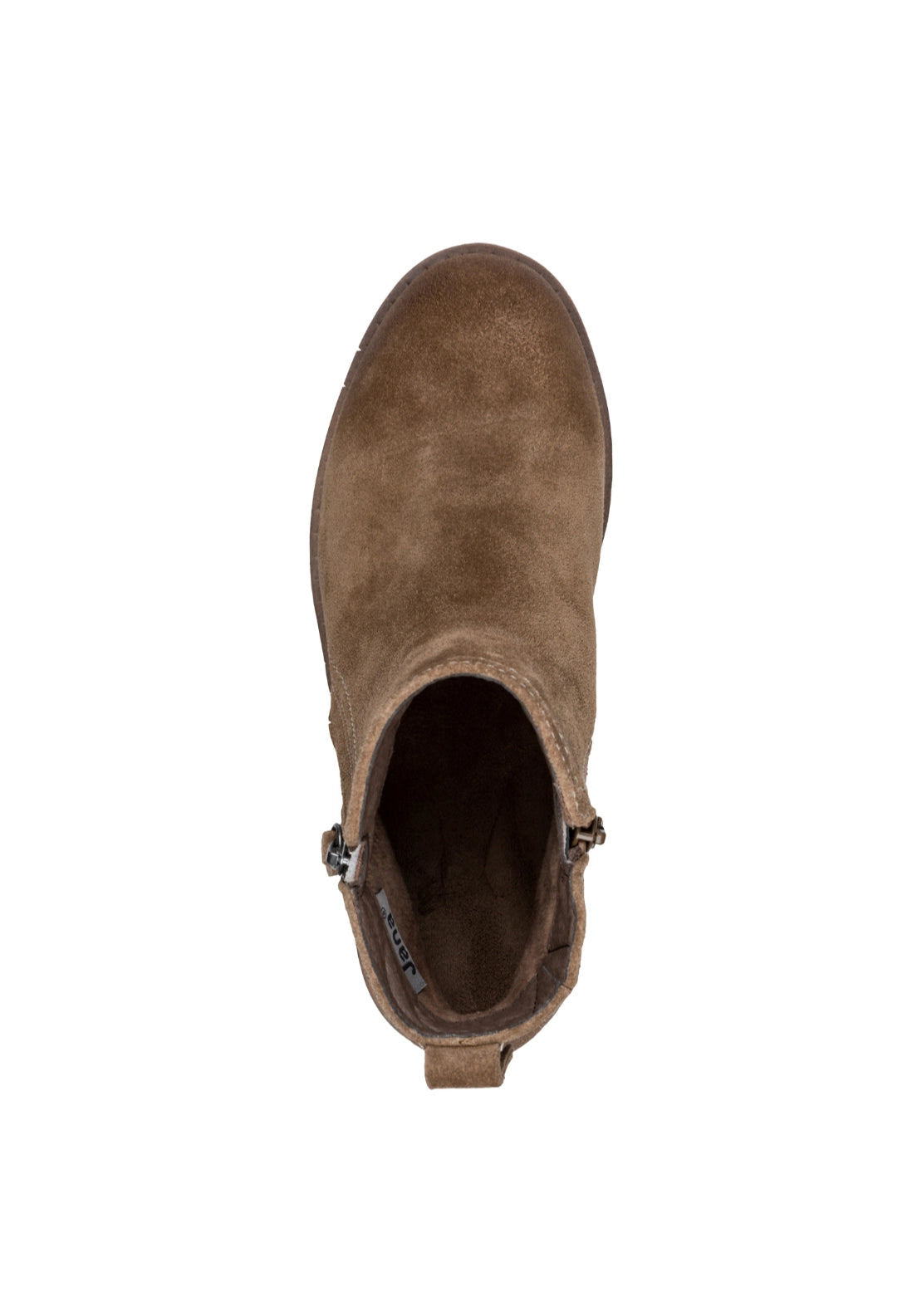 Chunky Low Suede Boot - Camel