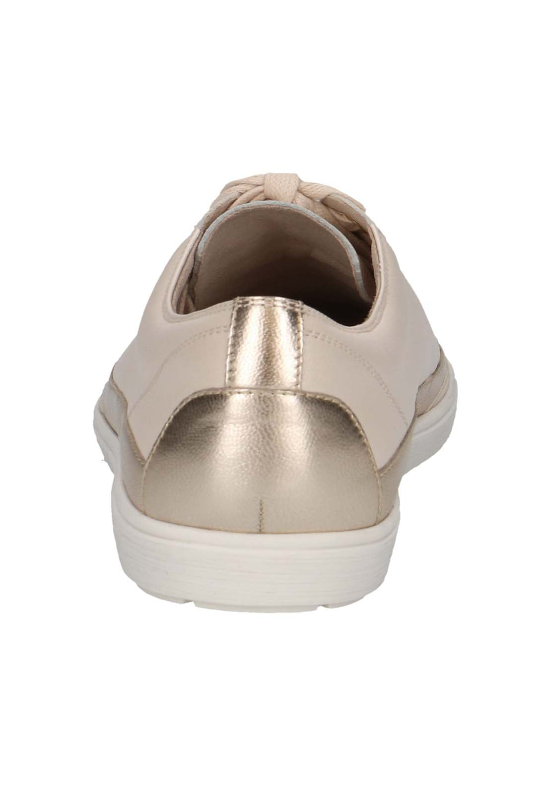 Caprice Emma Comfortable Trainer - Cream 4 Shaws Department Stores
