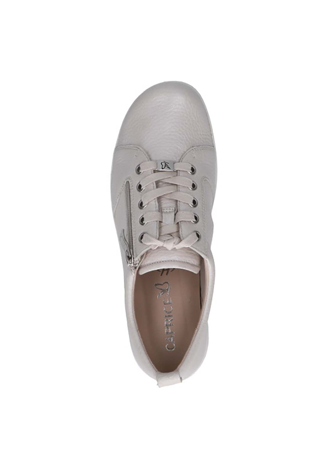 Caprice Ladies Lace Up Shoe - Pearl Per.deer 7 Shaws Department Stores