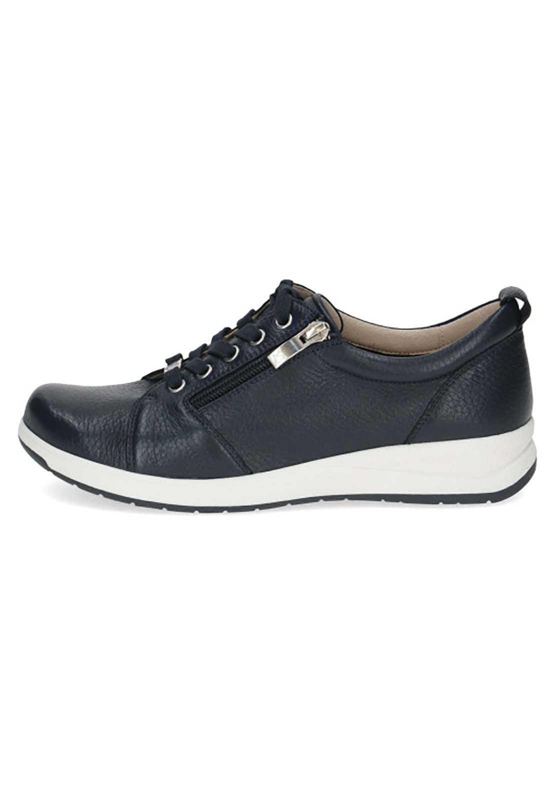 Caprice Ladies Lace Up Shoe - Ocean Deer 1 Shaws Department Stores