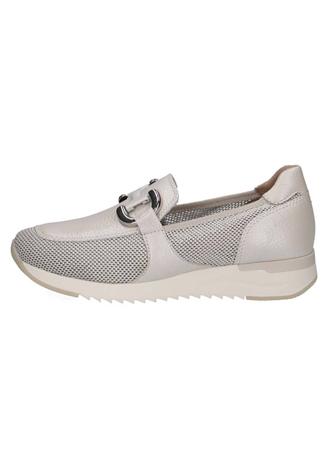 Caprice Ladies Slip On Shoe - White 1 Shaws Department Stores