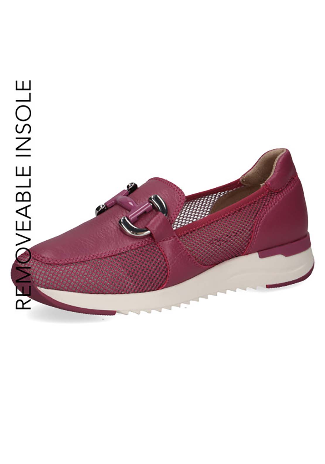 Caprice Ladies Slip On Shoe - Pink Comb 6 Shaws Department Stores