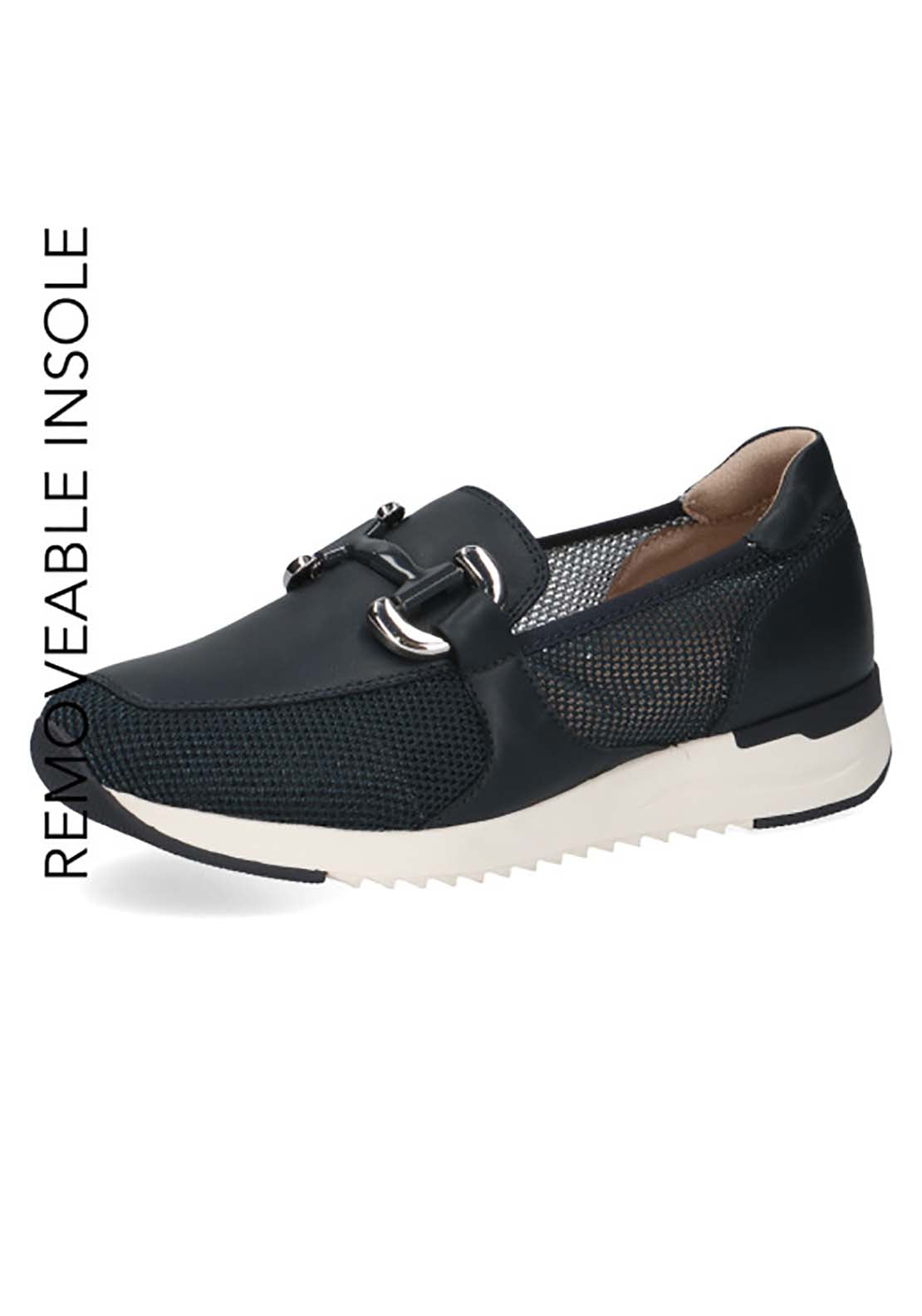 Caprice Ladies Slip On Shoe - Ocean Comb 2 Shaws Department Stores