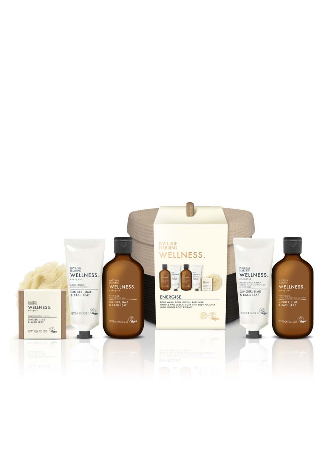 Baylis & Harding Wellness Luxury Bathing Basket Gift Set 1 Shaws Department Stores