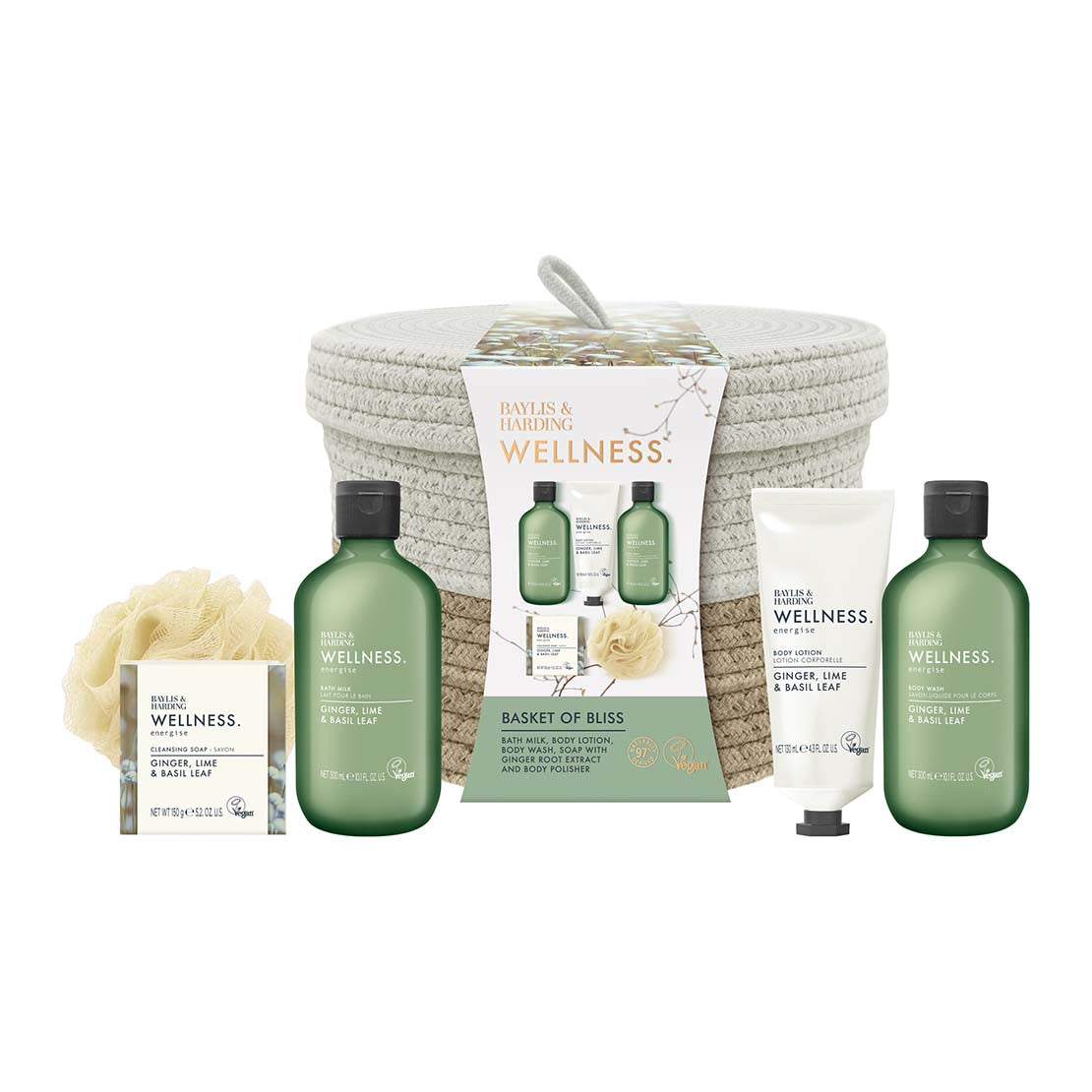 Wellness Basket Of Bliss Gift Set - Multi