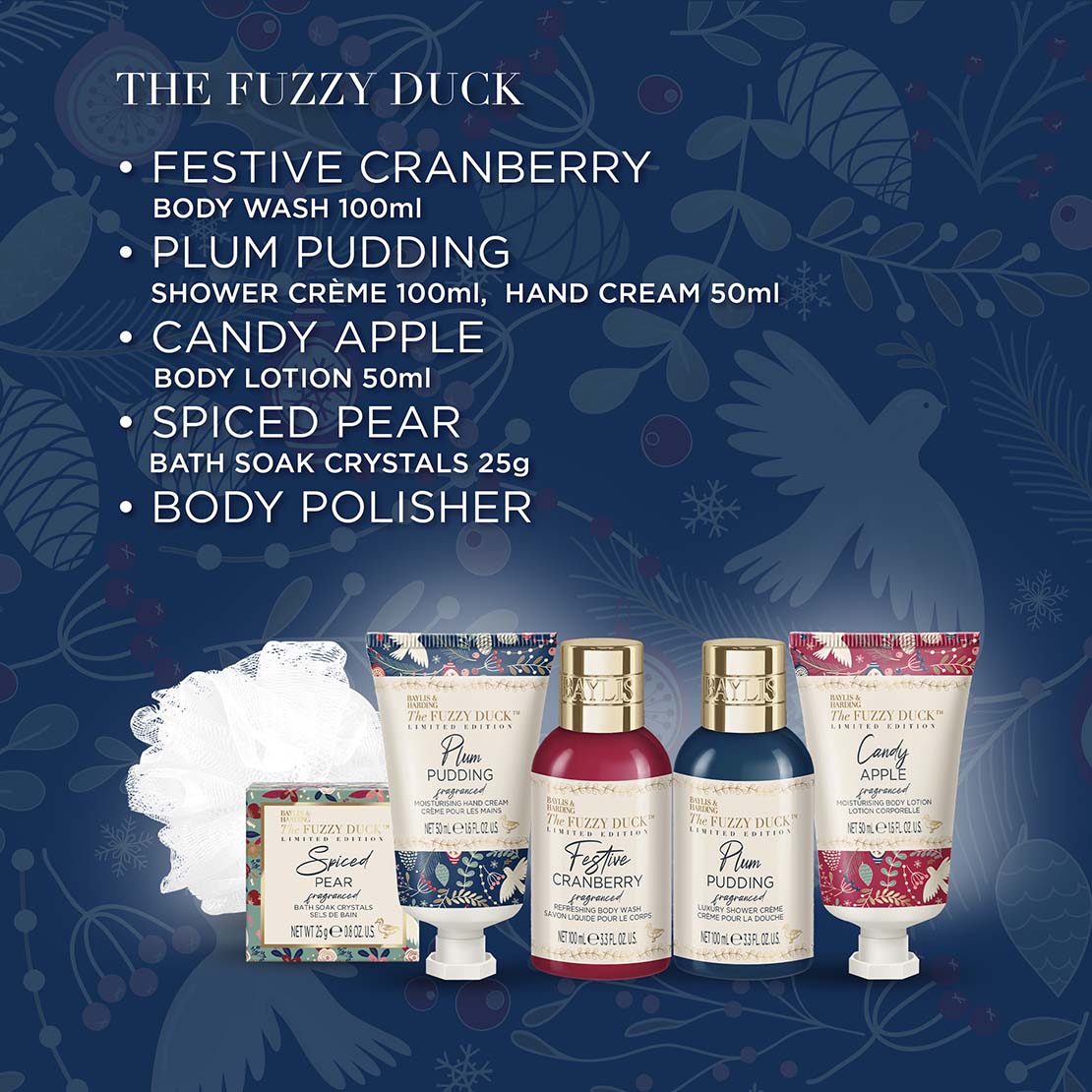 The Fuzzy Duck Winter Wonderland Luxury Pamper Present Gift Set - Multi