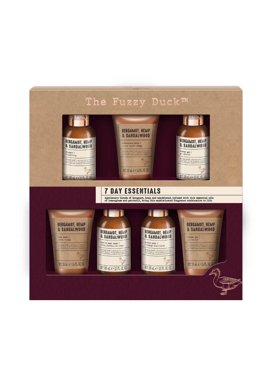 The Fuzzy Duck Bergamot, Hemp & Sandalwood Men&
