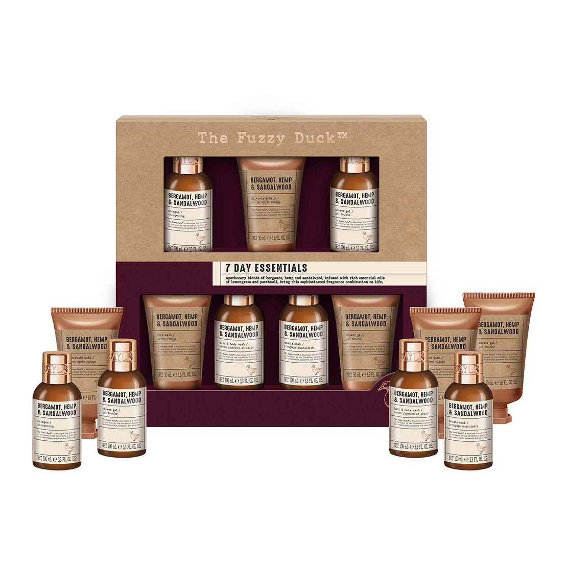 The Fuzzy Duck Bergamot, Hemp & Sandalwood Men&