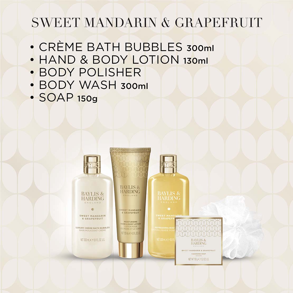 Sweet Mandarin & Grapefruit Indulgent Bag Of Luxury Gift Set - Multi