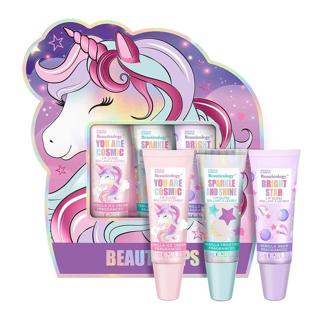Beauticology Cosmic Beauty Lip Trio Gift Set - Multi