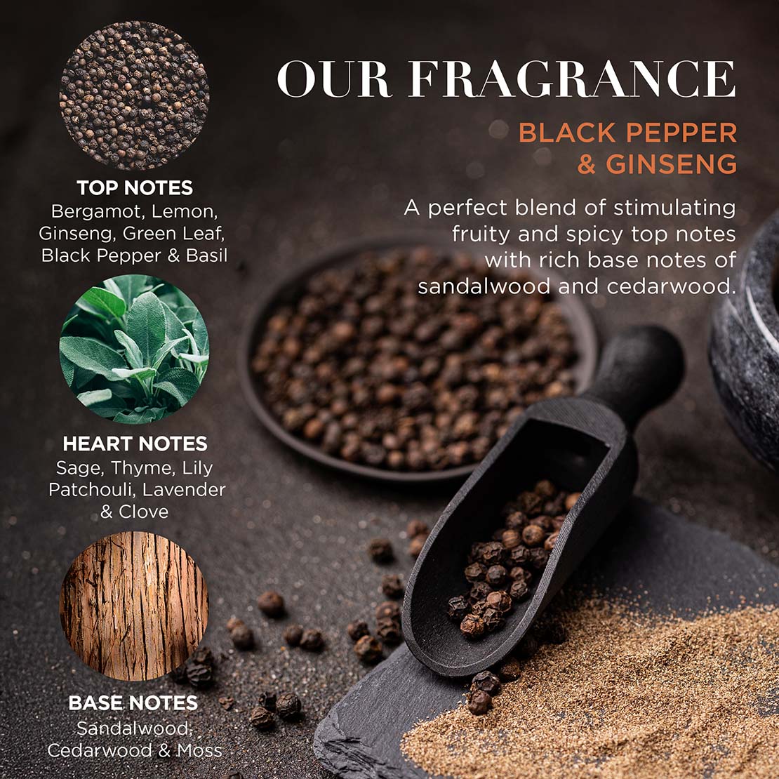 Black Pepper & Ginseng Men&