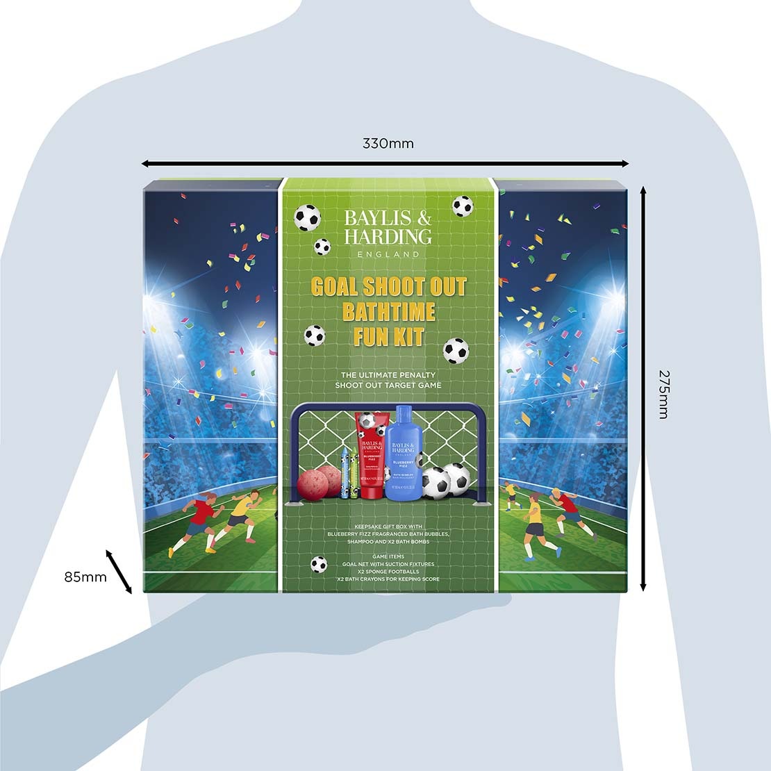 Football Kick Off Bath Kit Gift Set - Multi