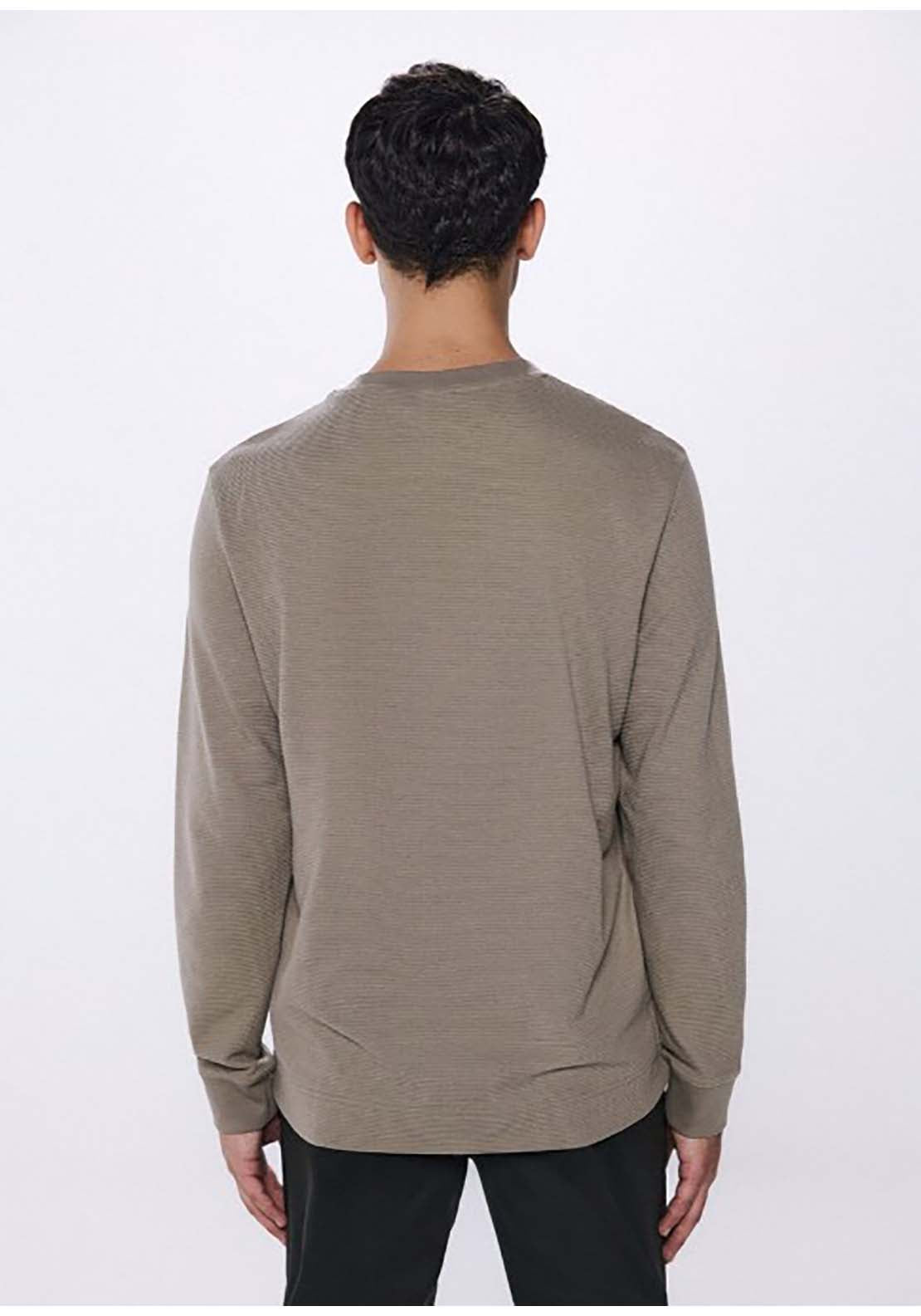 Springfield Long Sleeve T-Shirt With Cuffs - Sand 2 Shaws Department Stores