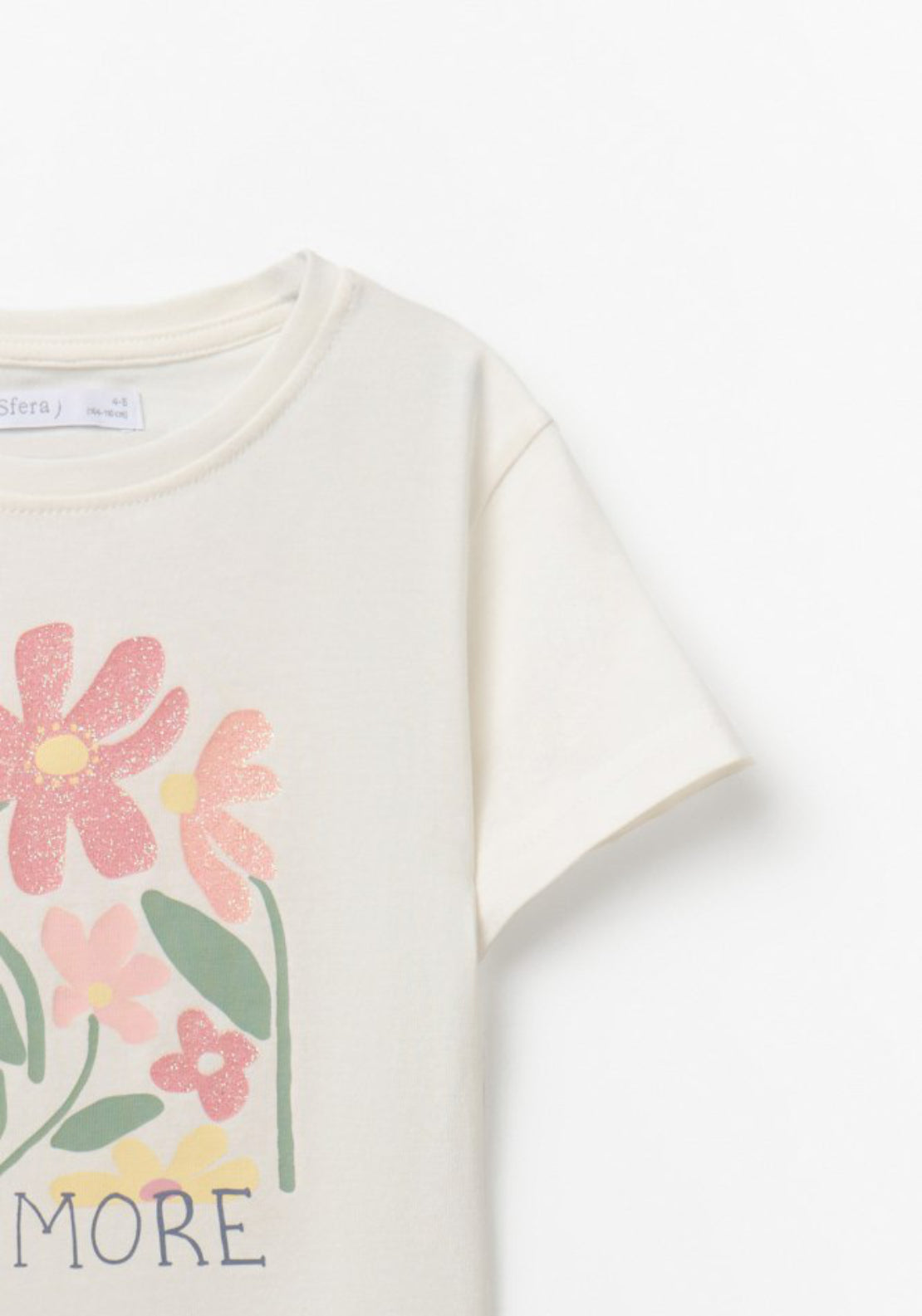 Sfera Floral Matisse T-Shirt - Cream 2 Shaws Department Stores