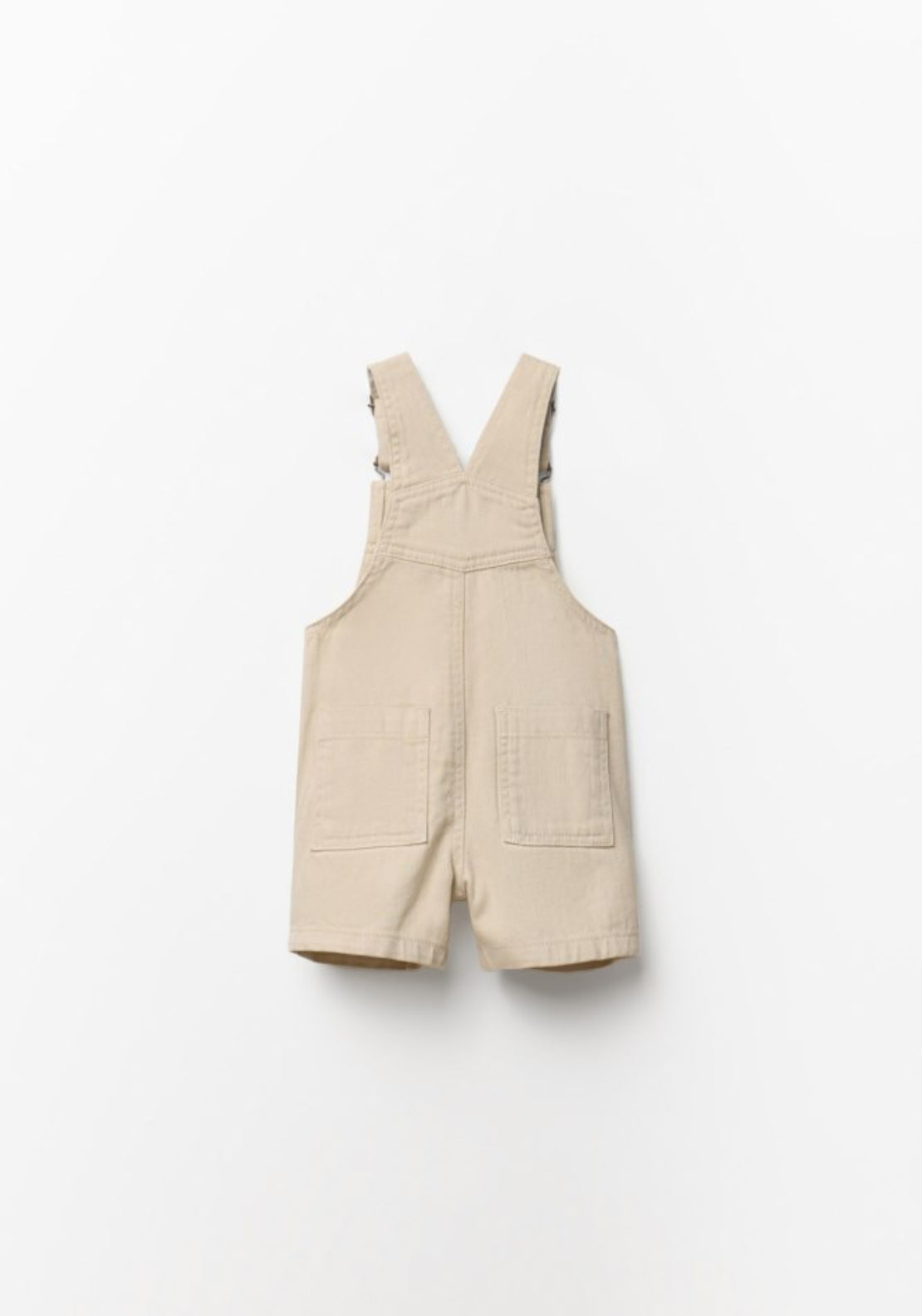 Sfera Overall Twill Dungarees - Cream 2 Shaws Department Stores