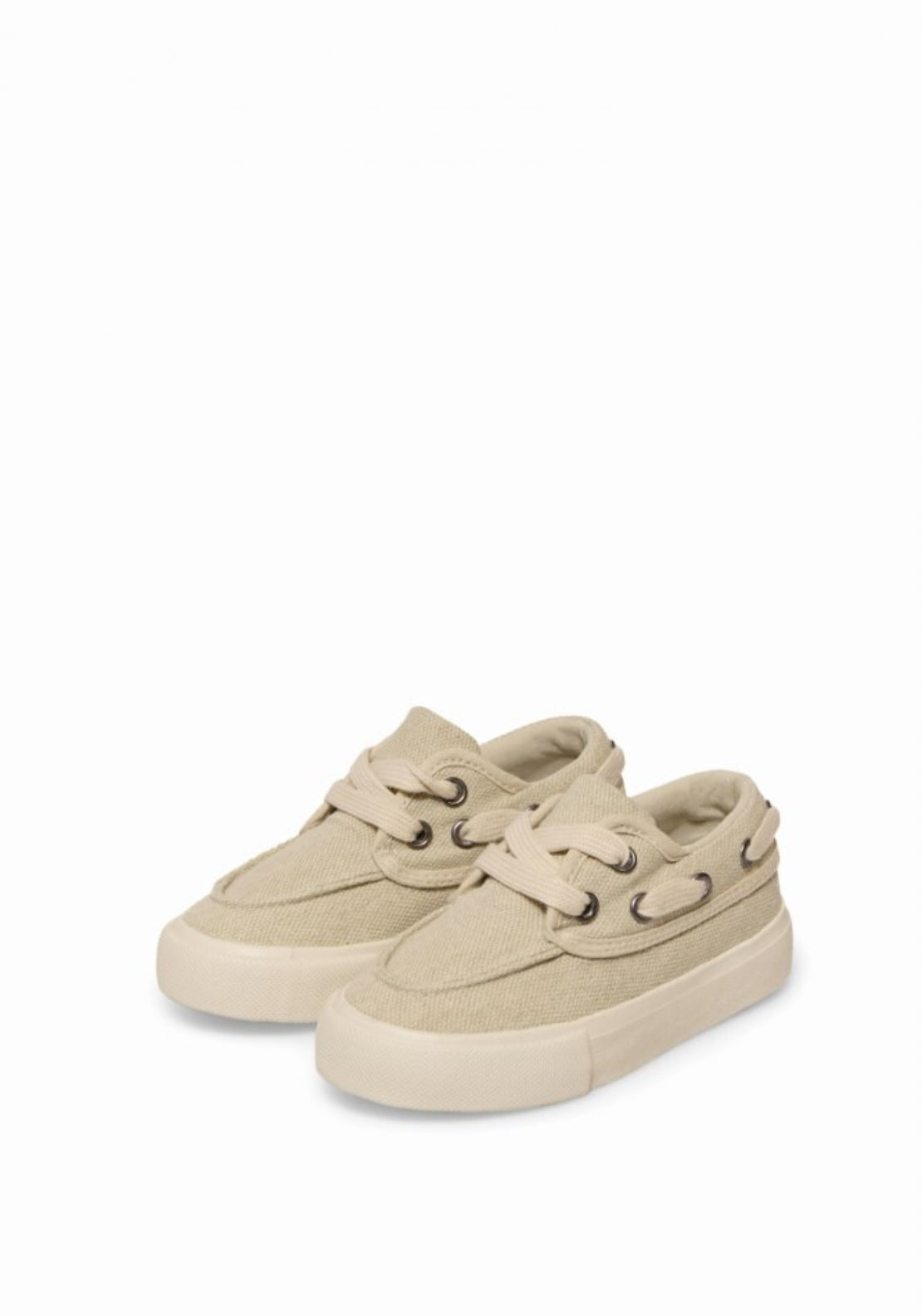 Sfera Canvas Moccasin Sneakers - Beige 2 Shaws Department Stores