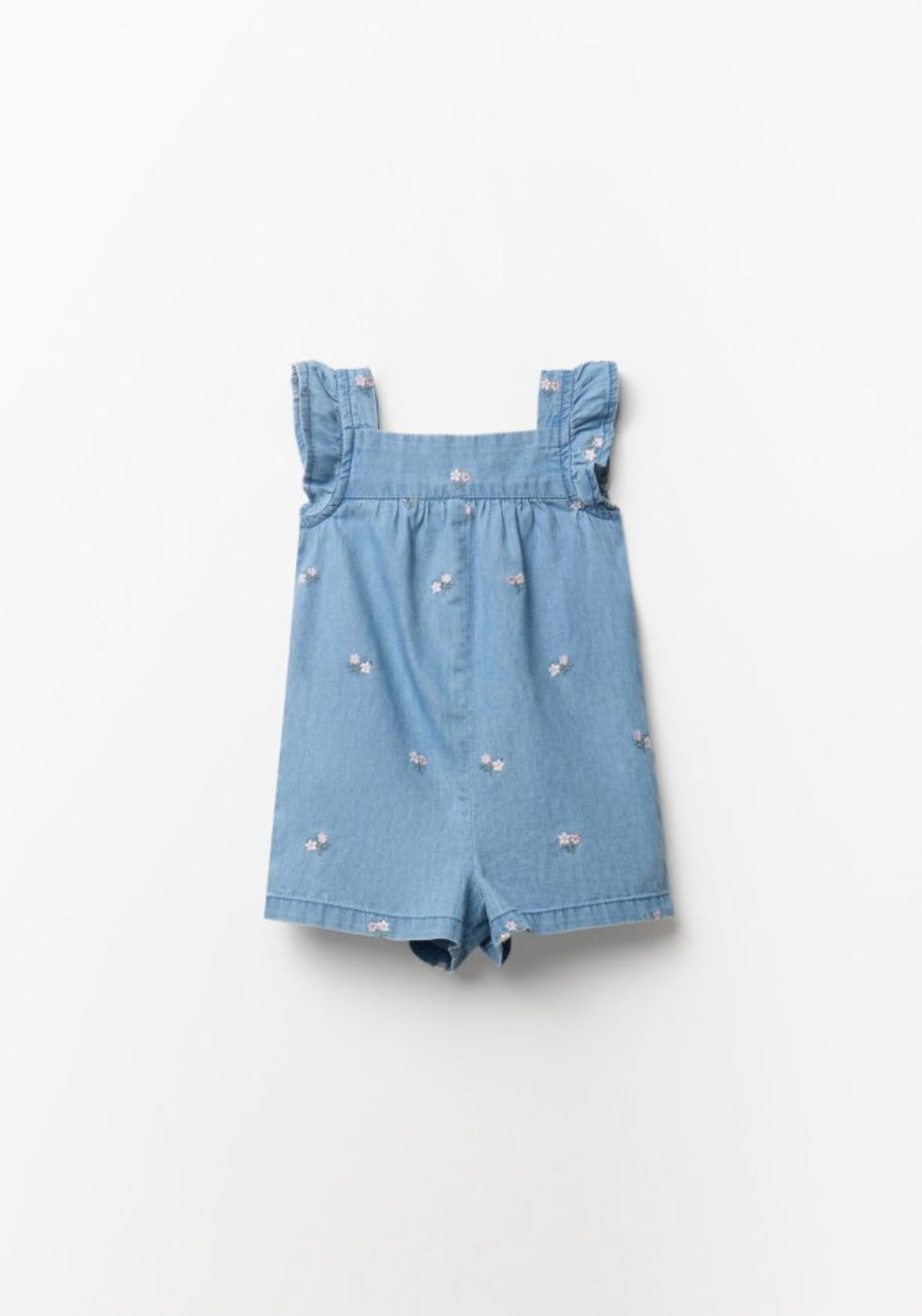 Sfera Light Denim Embroidered Jumpsuit - Denim Light Wash 1 Shaws Department Stores