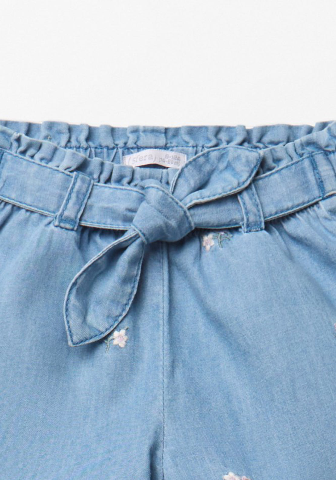 Sfera Embroidered Light Denim Shorts - Denim Light Wash 2 Shaws Department Stores