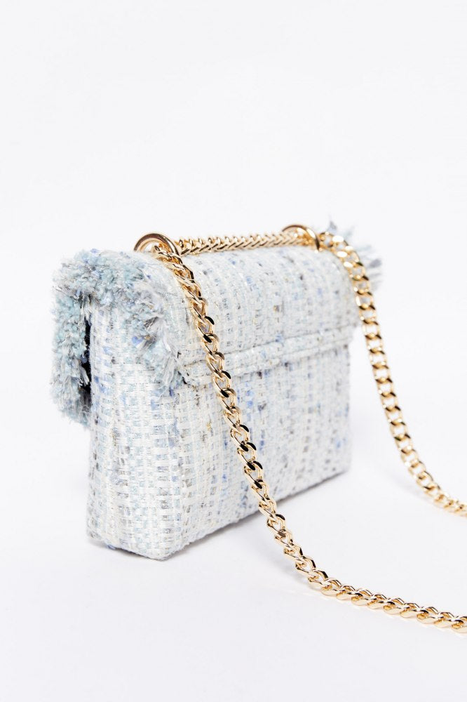 Sfera Mini Fringed Crossbody - Blue 2 Shaws Department Stores