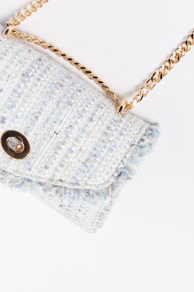 Sfera Mini Fringed Crossbody - Blue 3 Shaws Department Stores