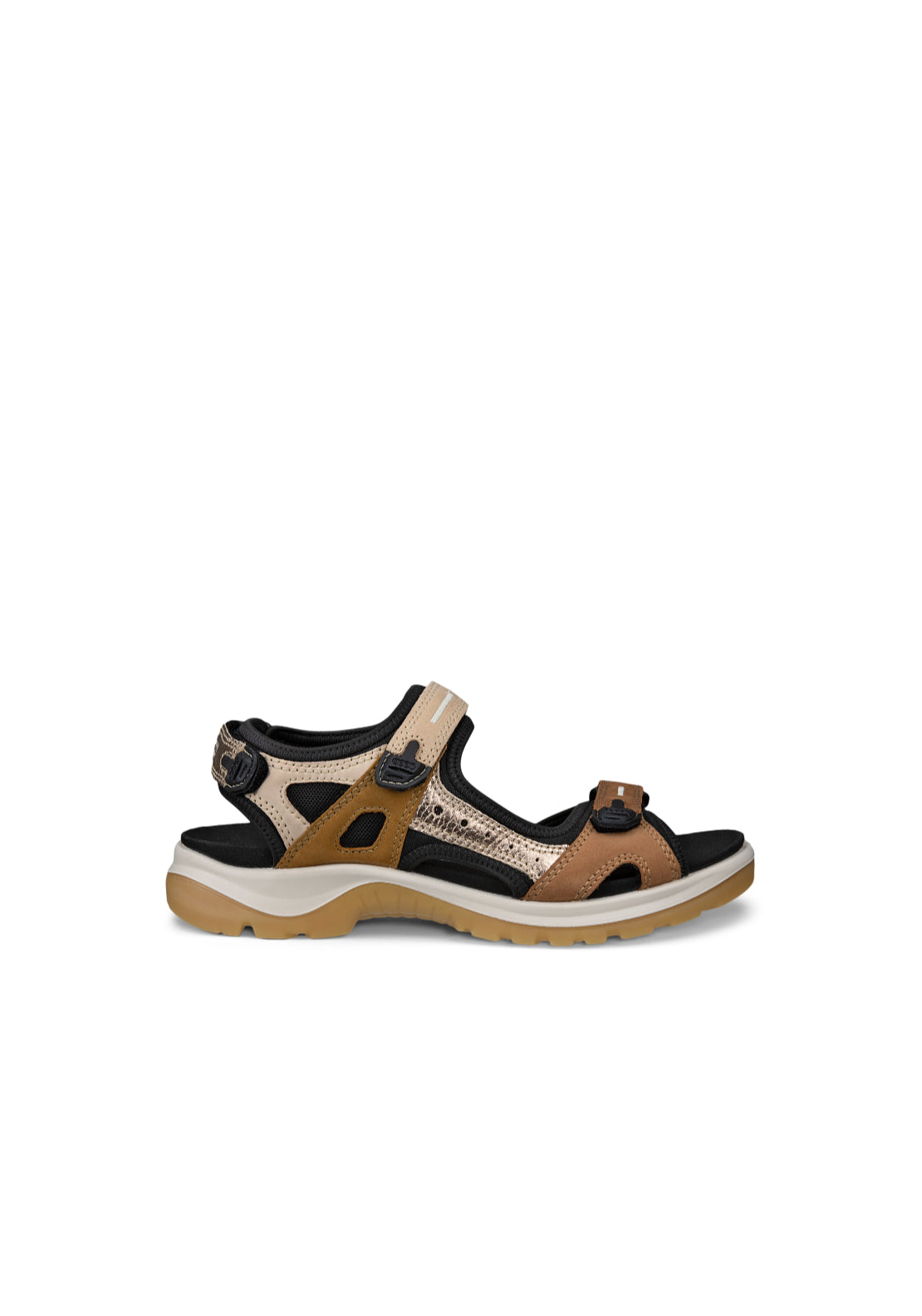 Ecco Offroad Hiking Sandal - Multicolour Brown 1 Shaws Department Stores