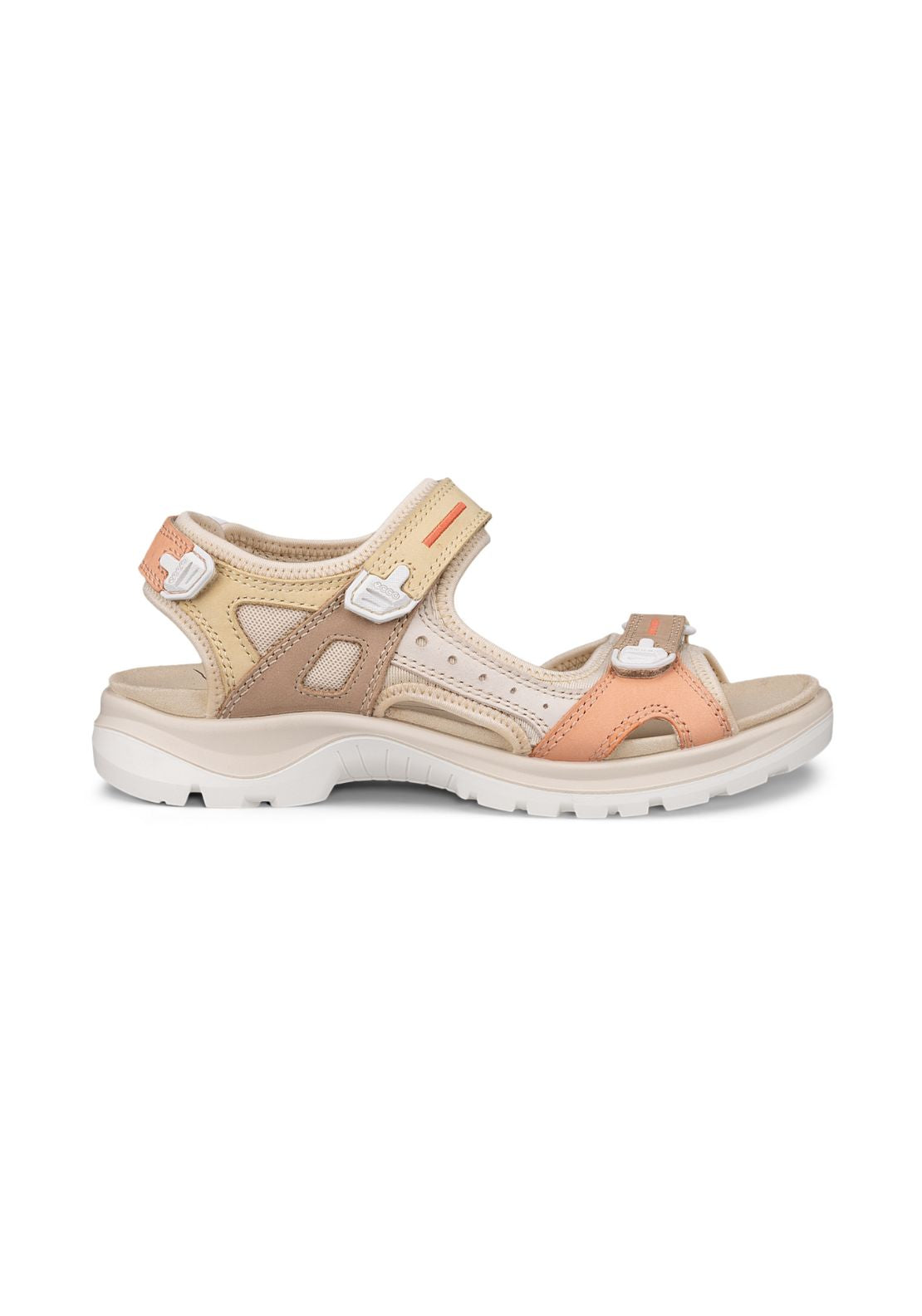 Ecco Pos Offroad Hiking Sandal - Multicolour Straw 1 Shaws Department Stores