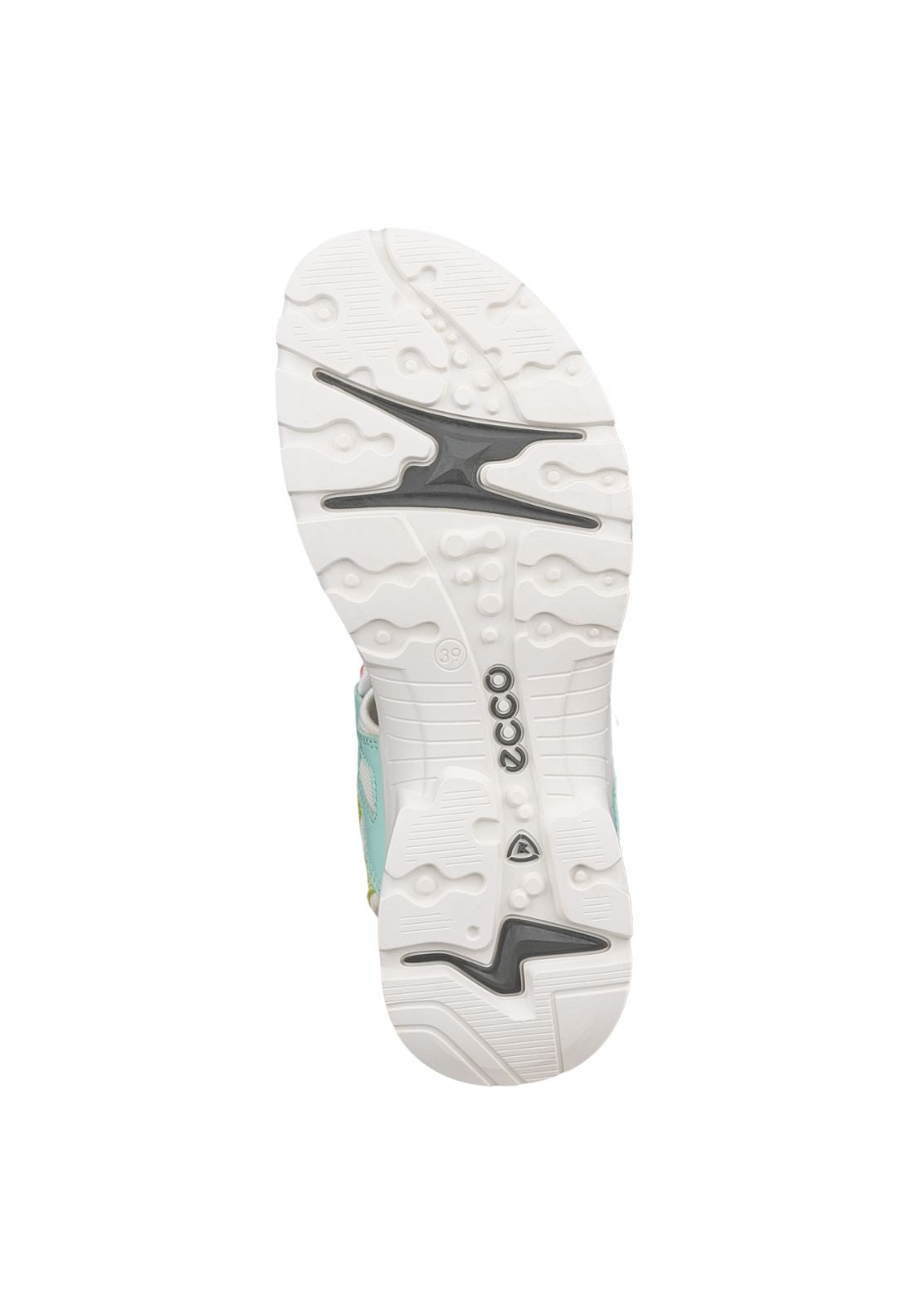 Ecco Pos Offroad Hiking Sandal - Old Rose Emerald Sunny Lime 3 Shaws Department Stores