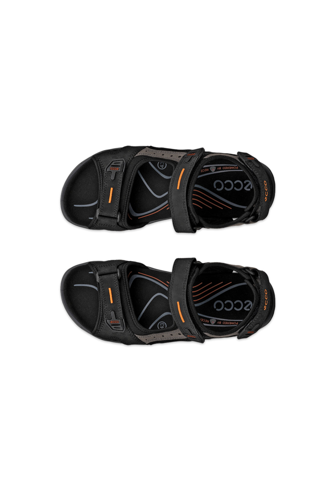 Ecco Offroad Sandal - Black/mole 2 Shaws Department Stores