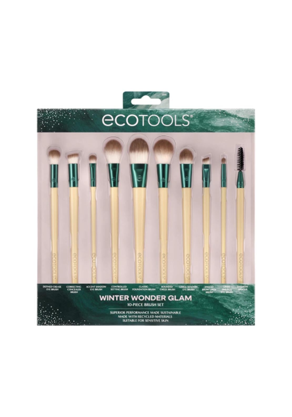 Winter Wonder Glam Brushes Set of 10 - Multi