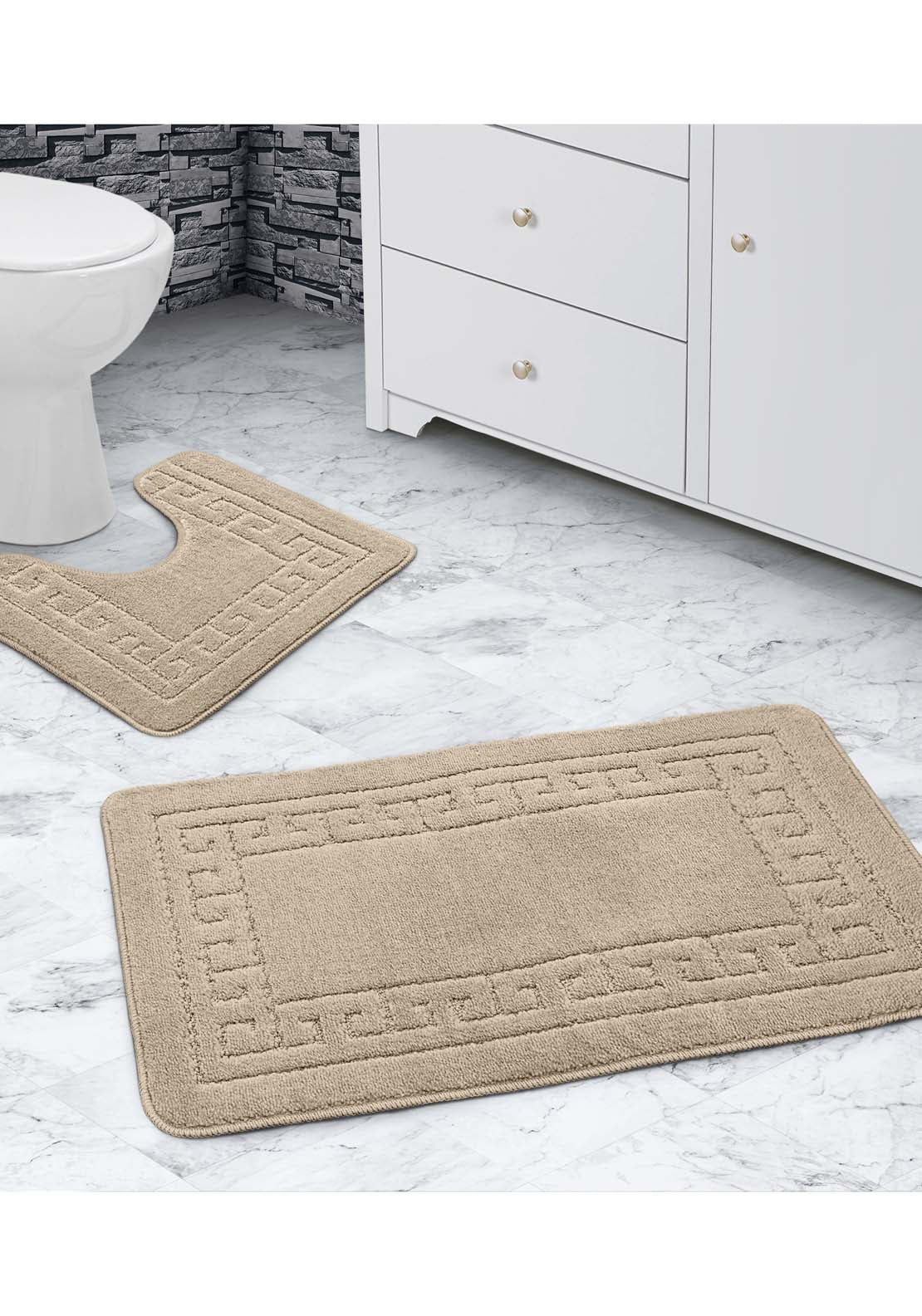 Velosso Greek Bath Mat Set 2 Shaws Department Stores