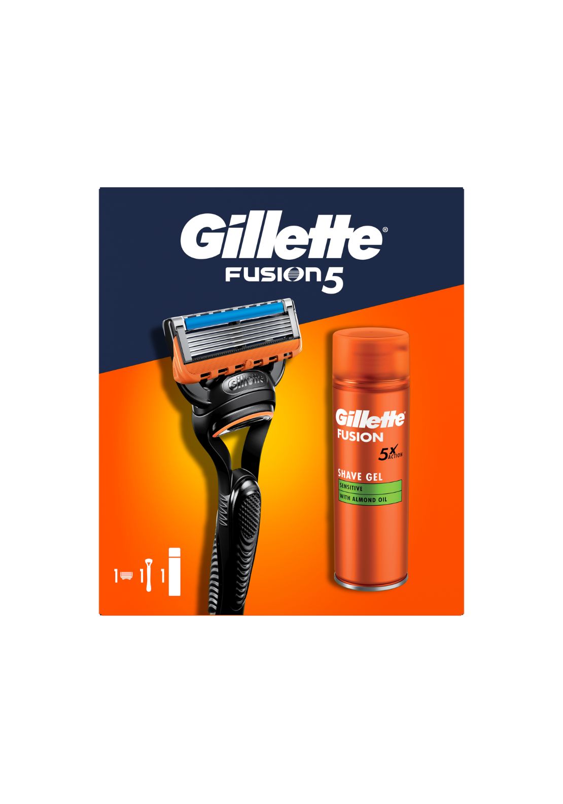 Fusion Razor & Shave Gel Gift Set